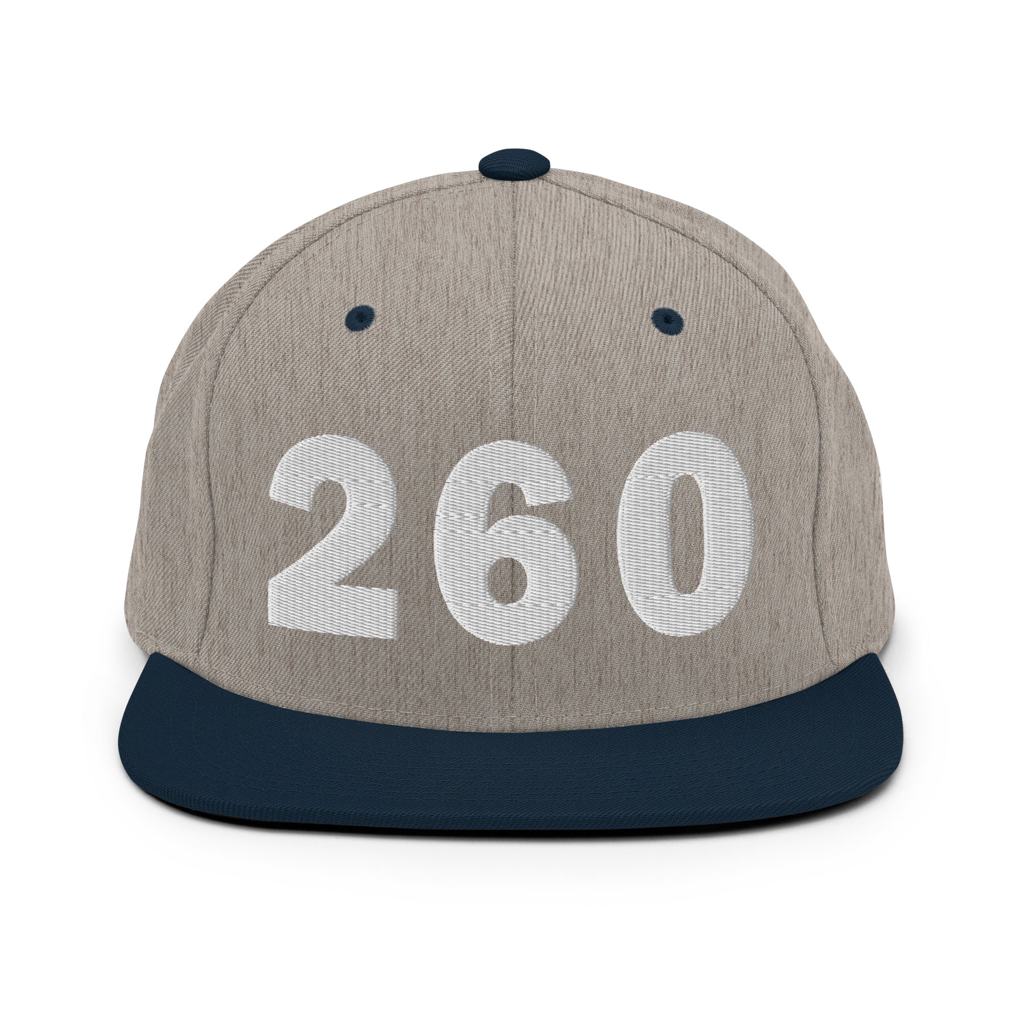 260 Area Code Snapback Hat