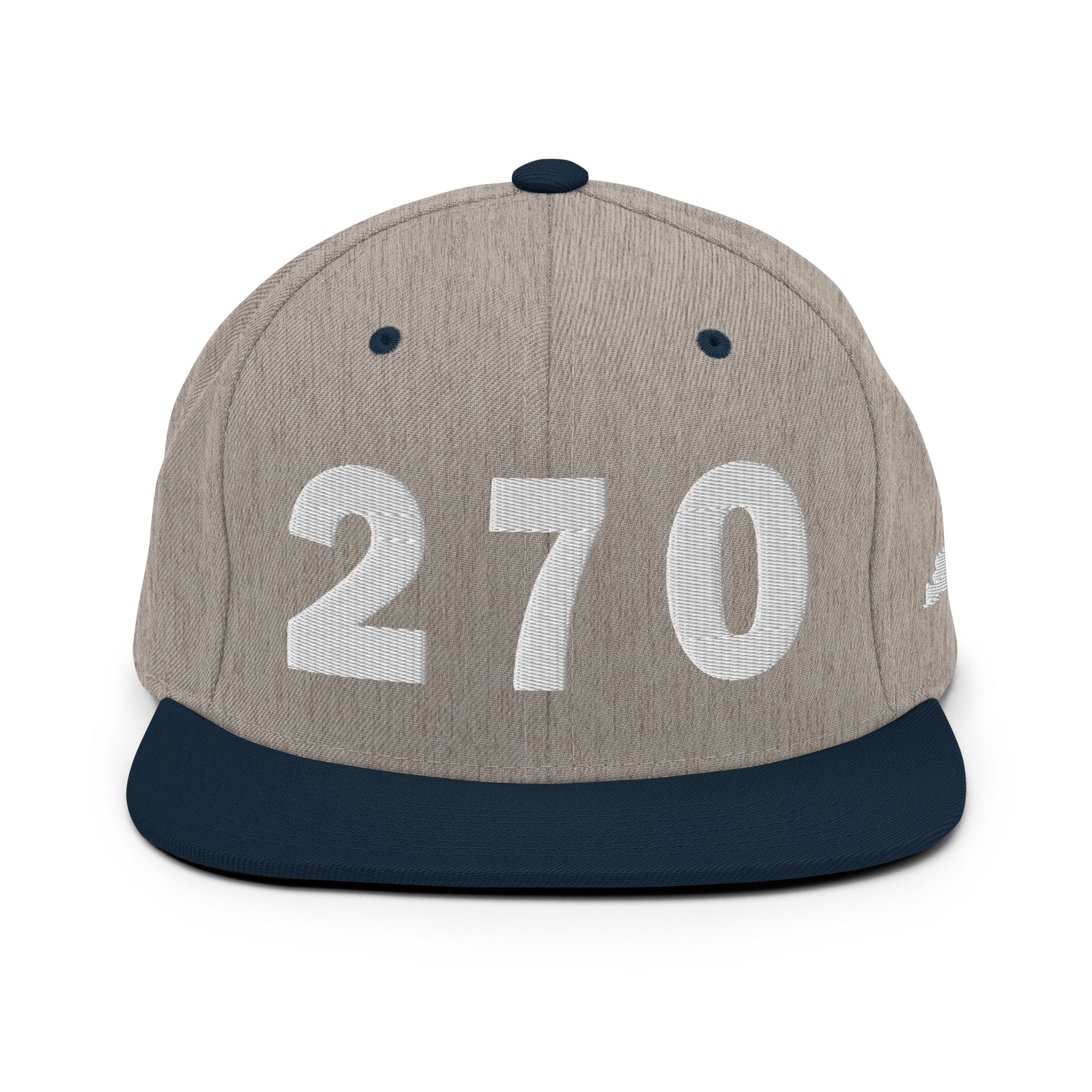270 Area Code Snapback Hat