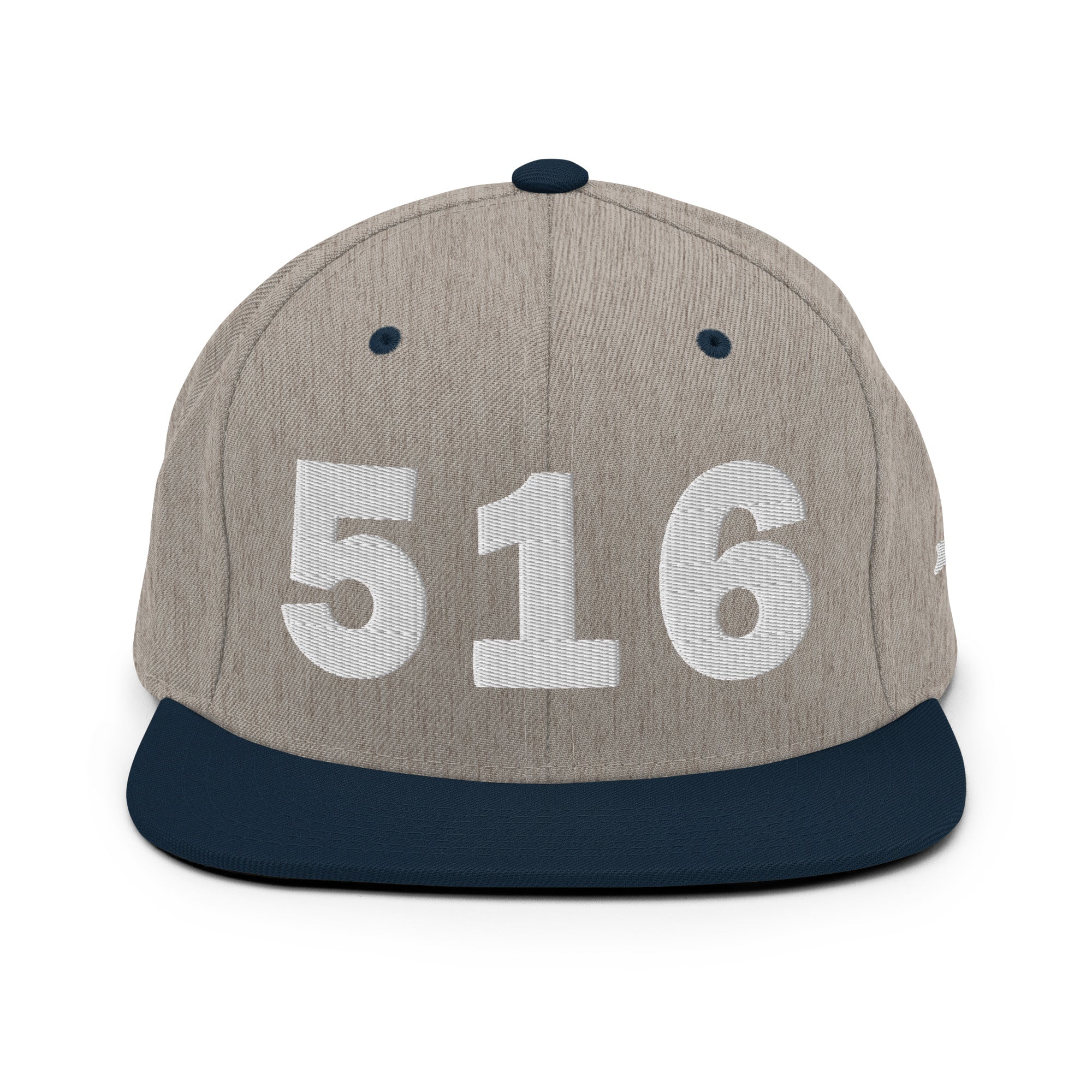 516 Area Code Snapback Hat