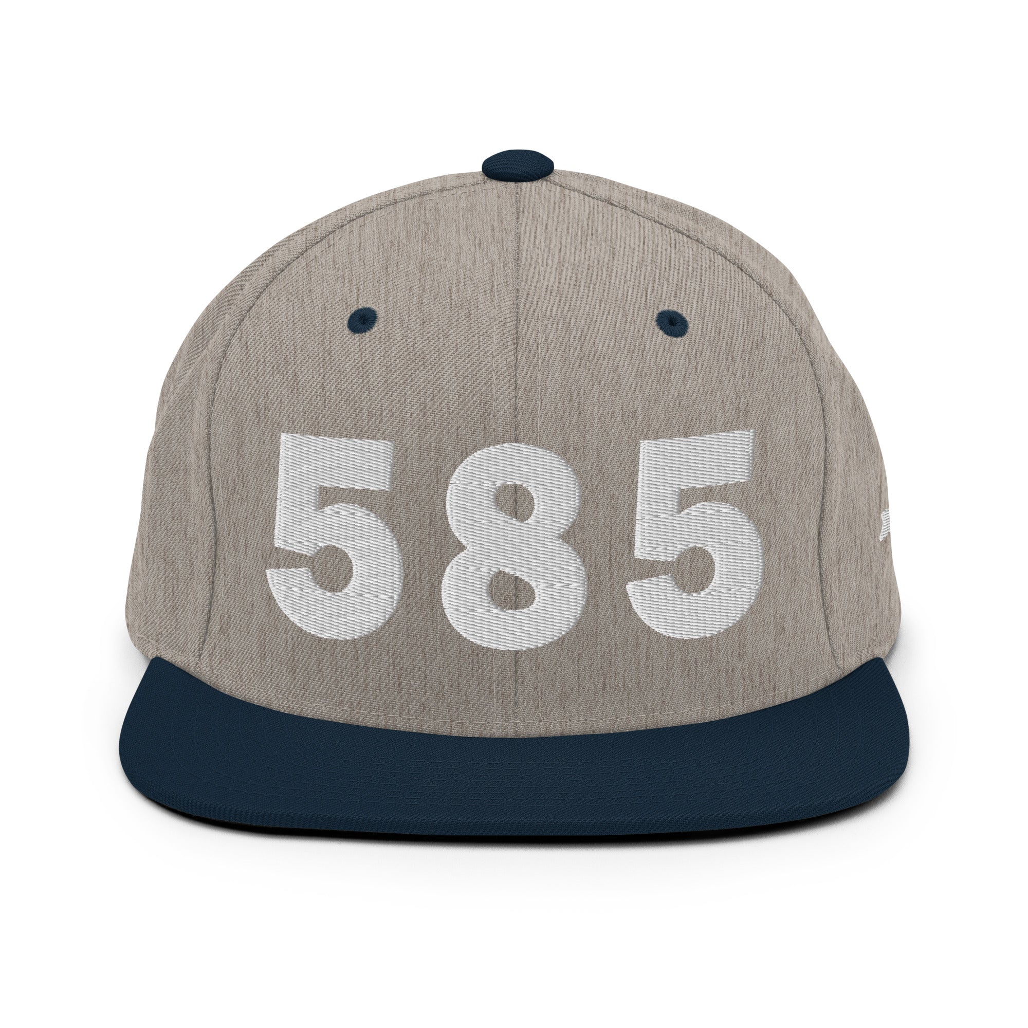 585 Area Code Snapback Hat