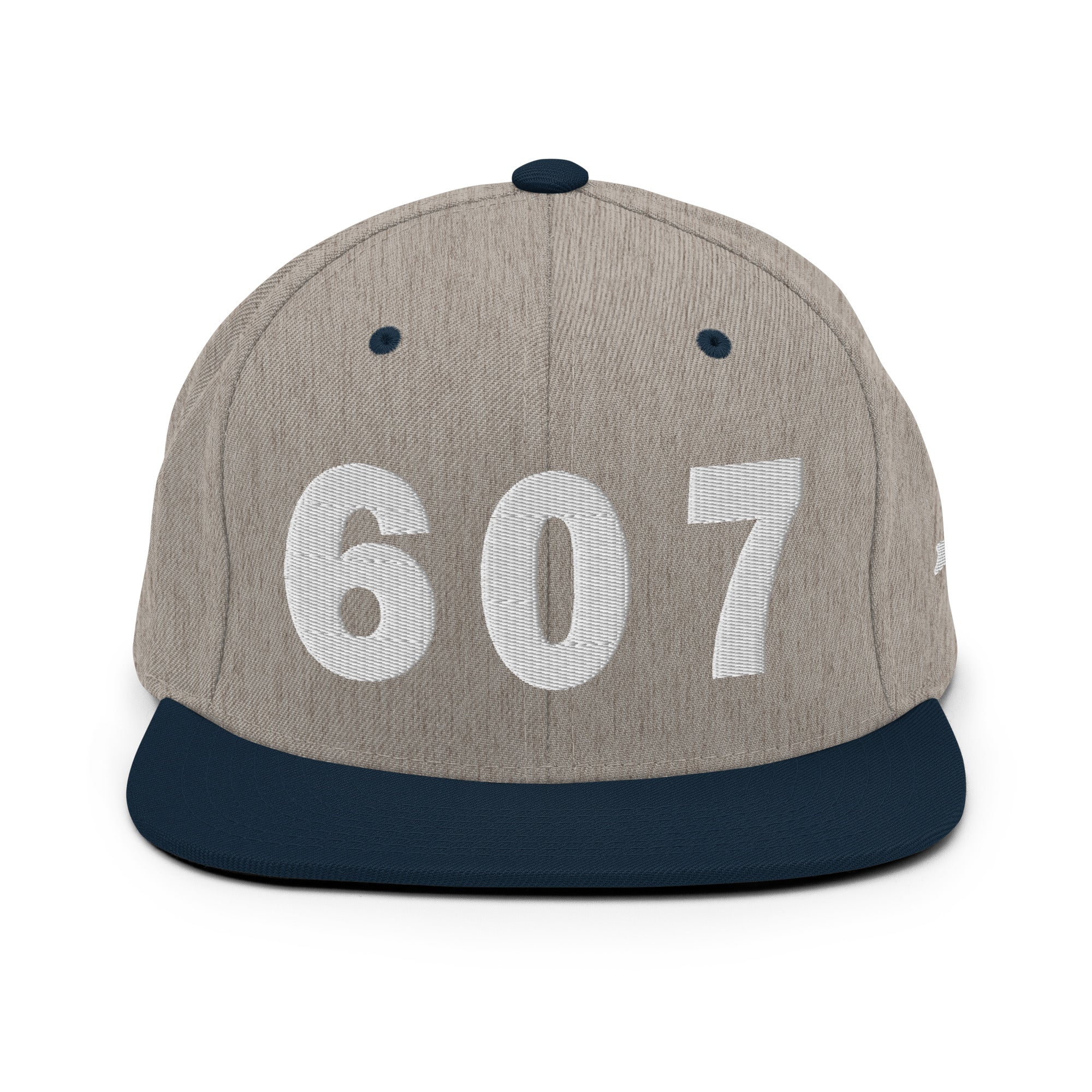 607 Area Code Snapback Hat