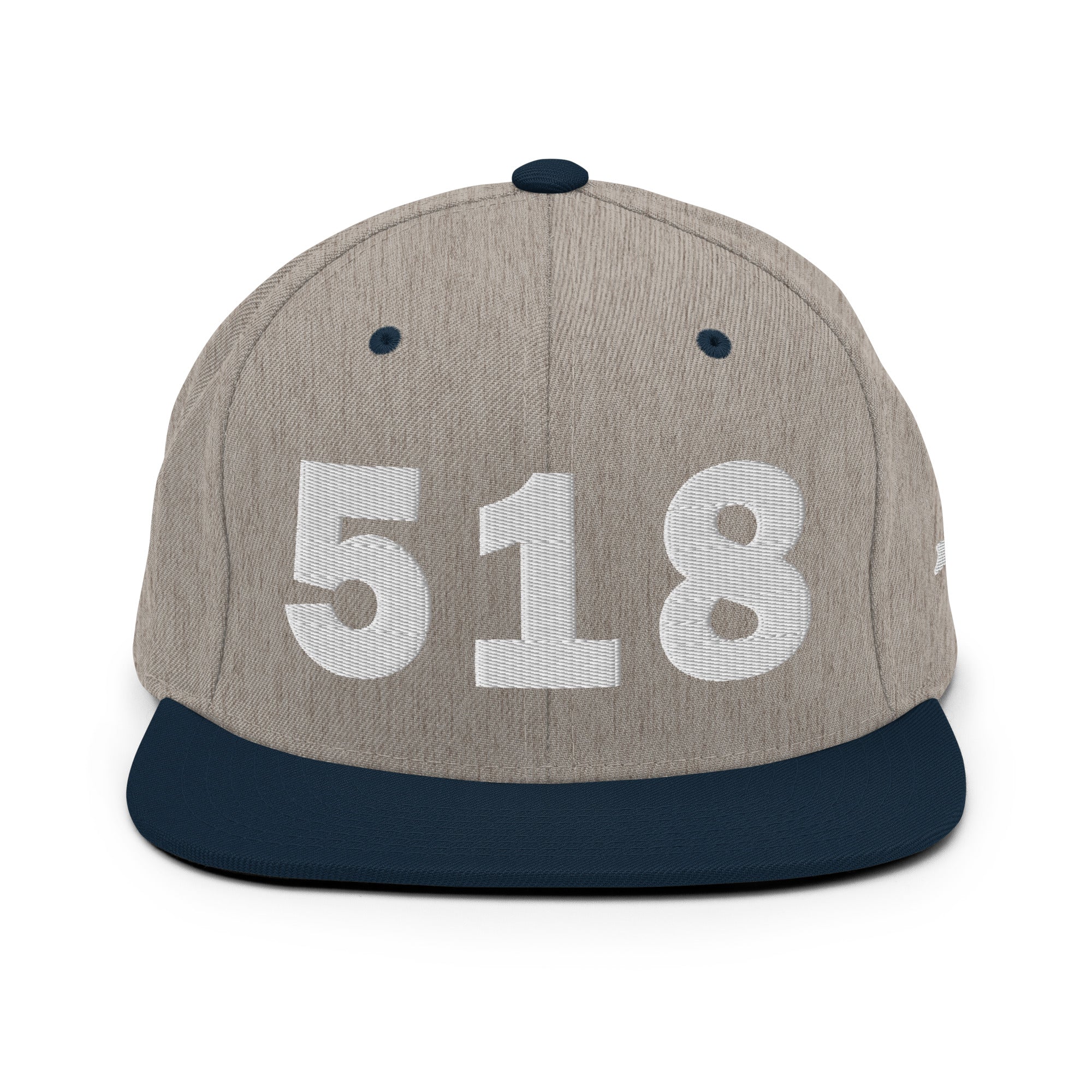 518 Area Code Snapback Hat