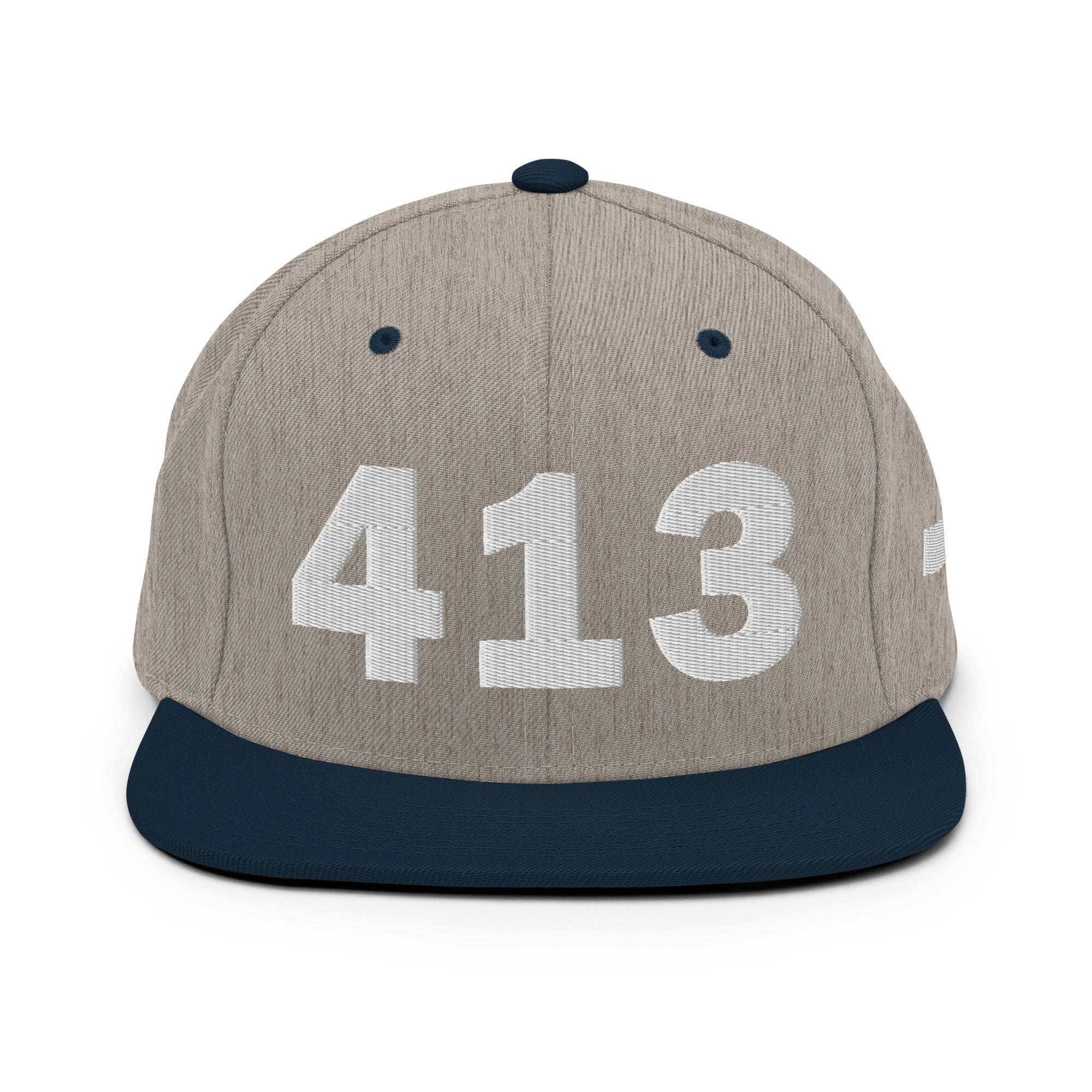 413 Area Code Snapback Hat
