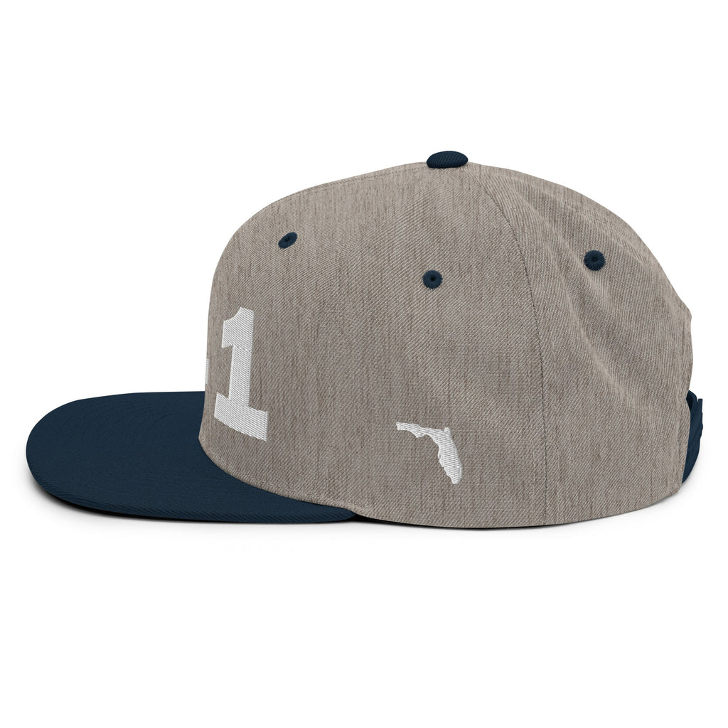 941 Area Code Snapback Hat