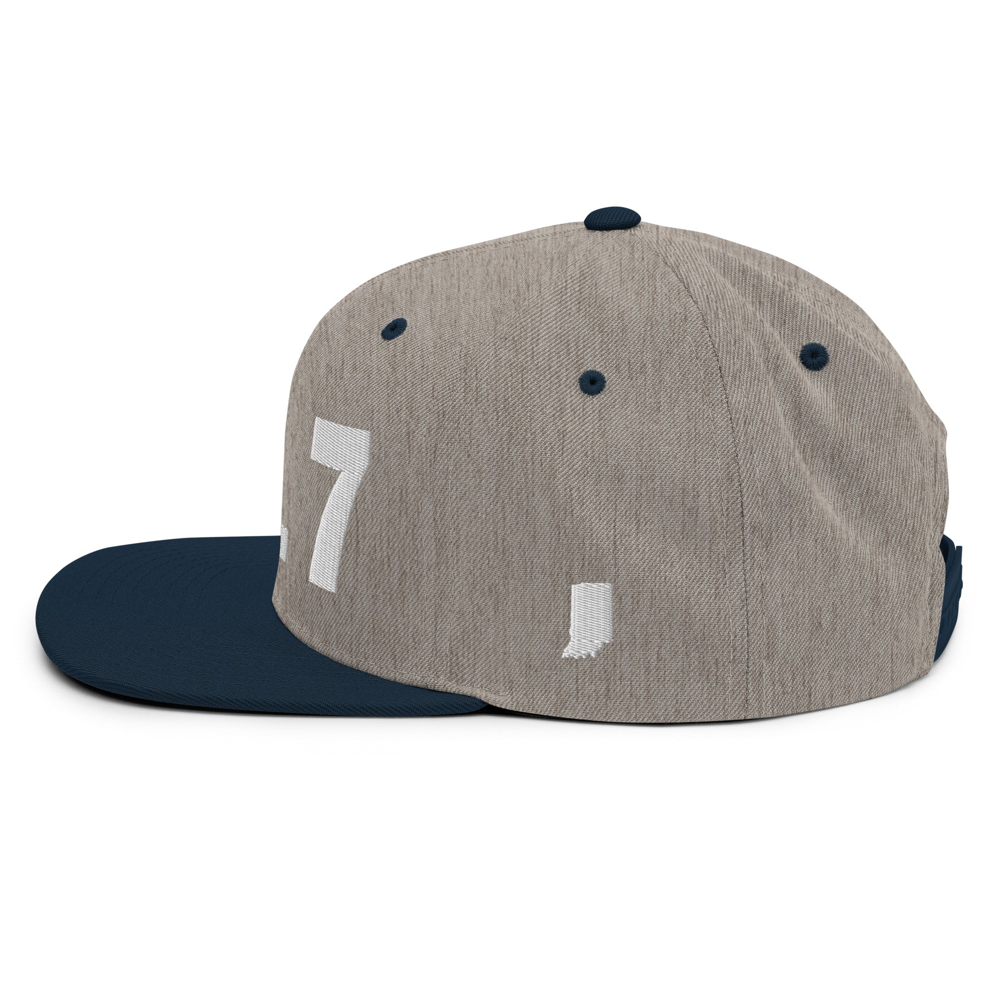 317 Area Code Snapback Hat