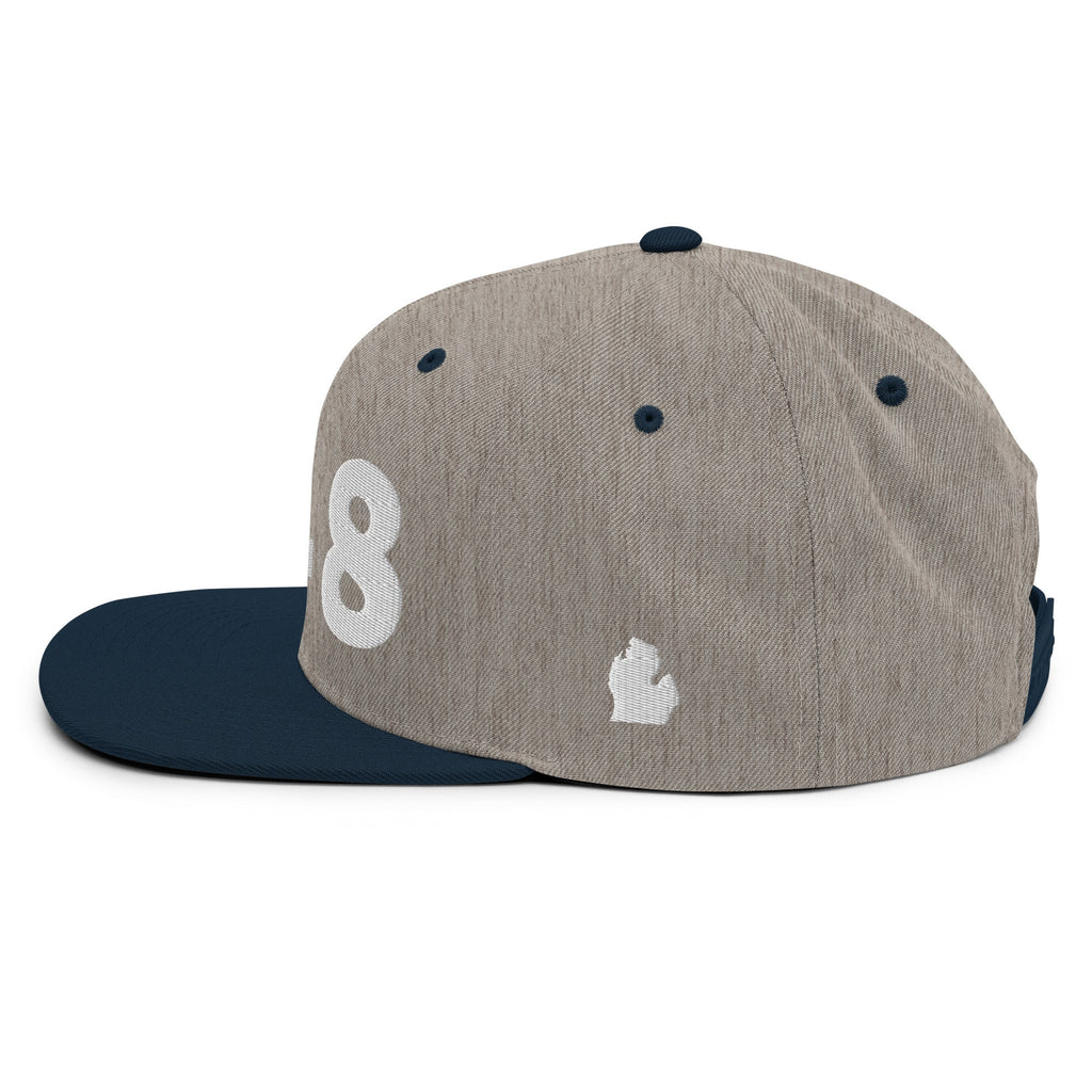 248 Area Code Snapback Hat