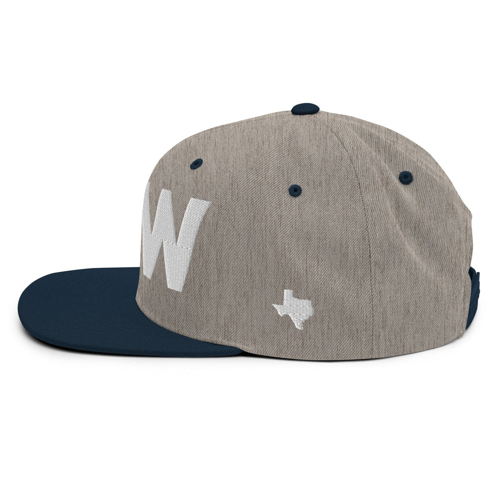 DWF Dallas Fort Worth Texas Snapback Hat