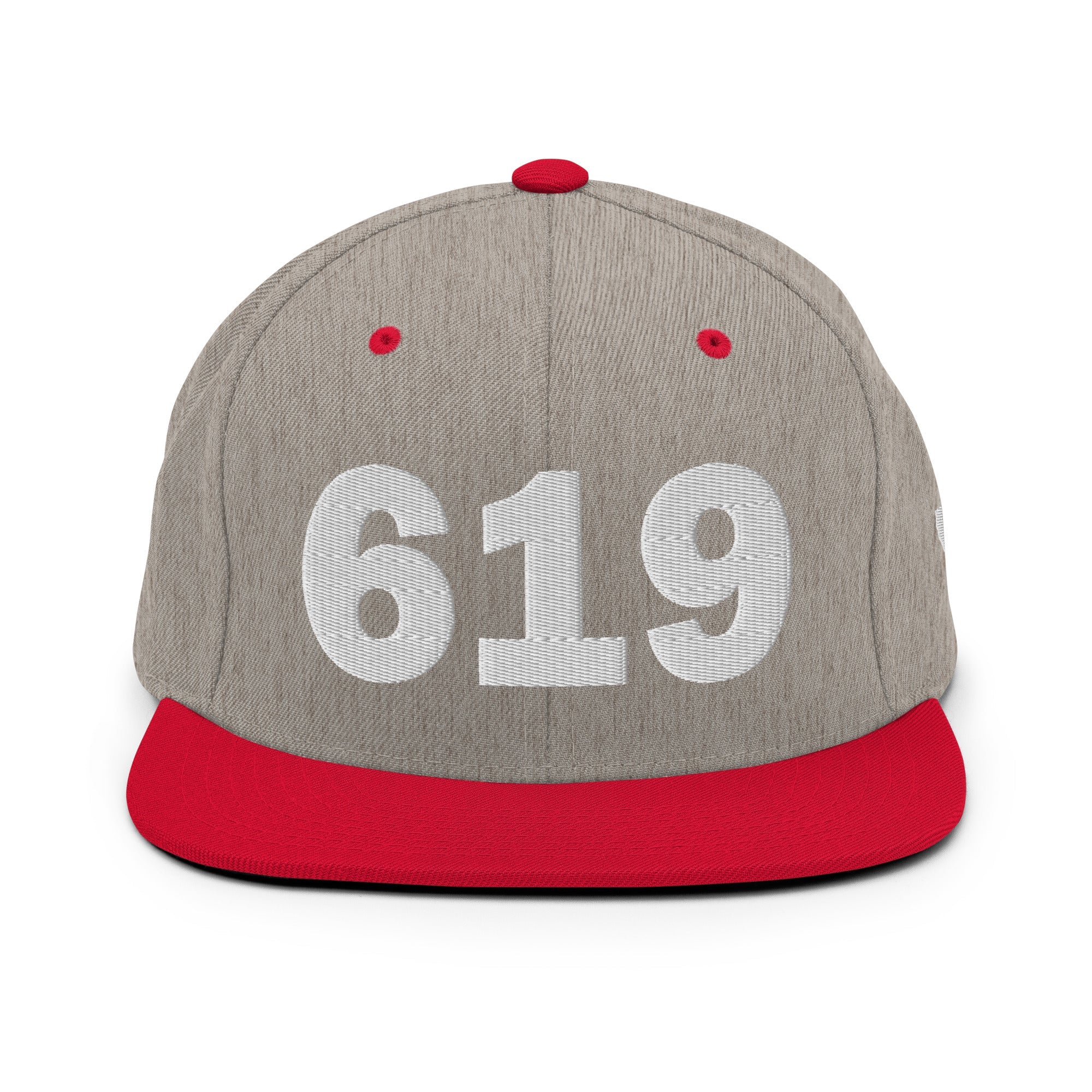 619 Area Code Snapback Hat