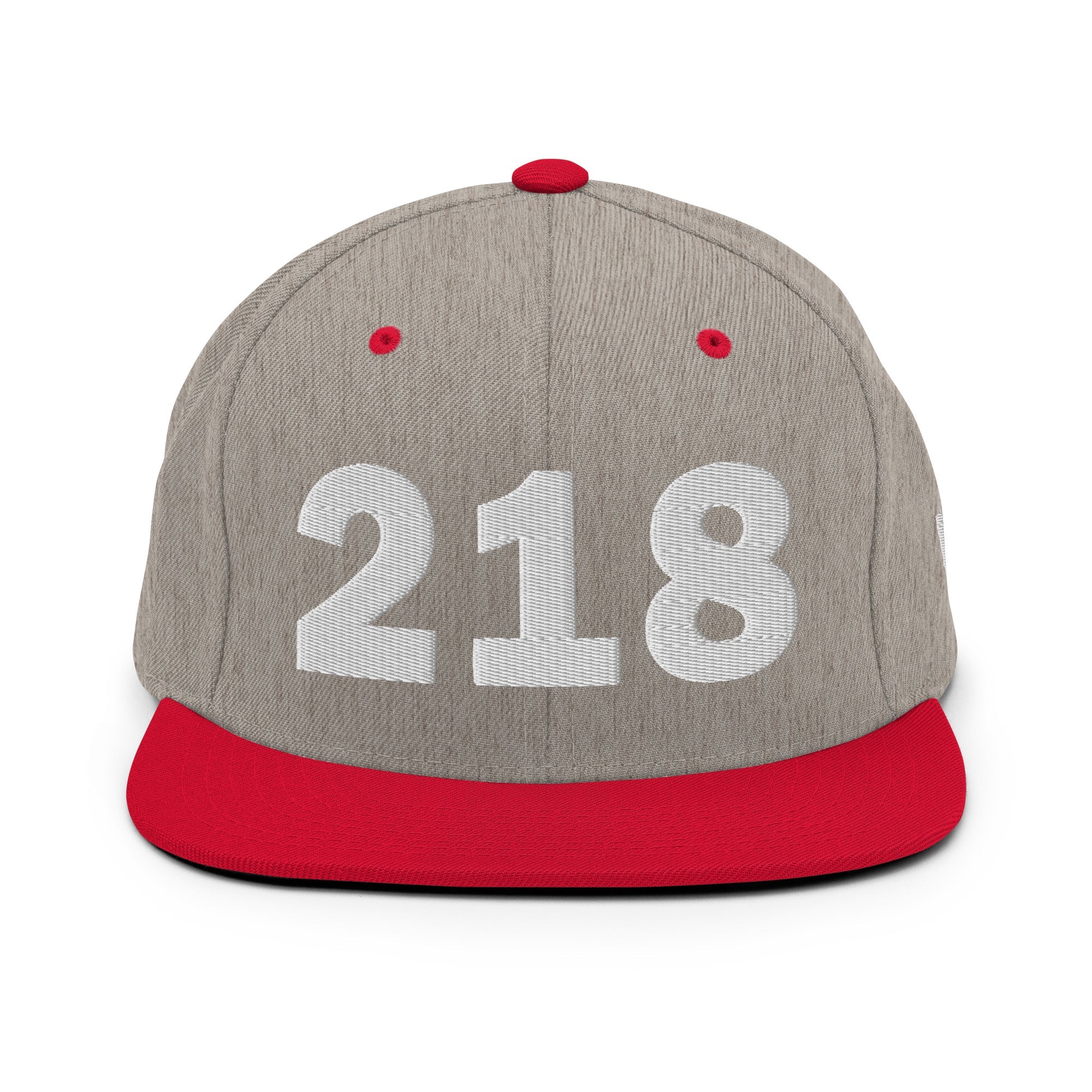 218 Area Code Snapback Hat
