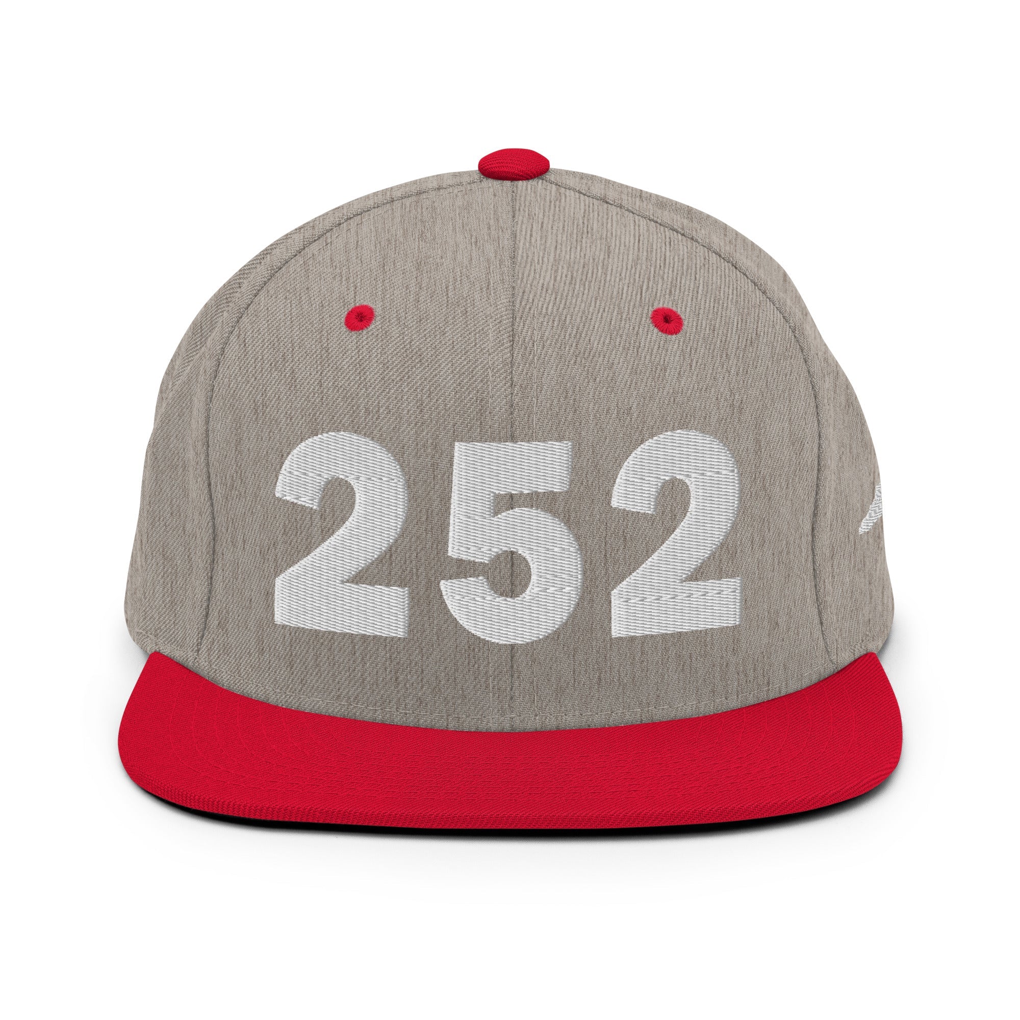 252 Area Code Snapback Hat