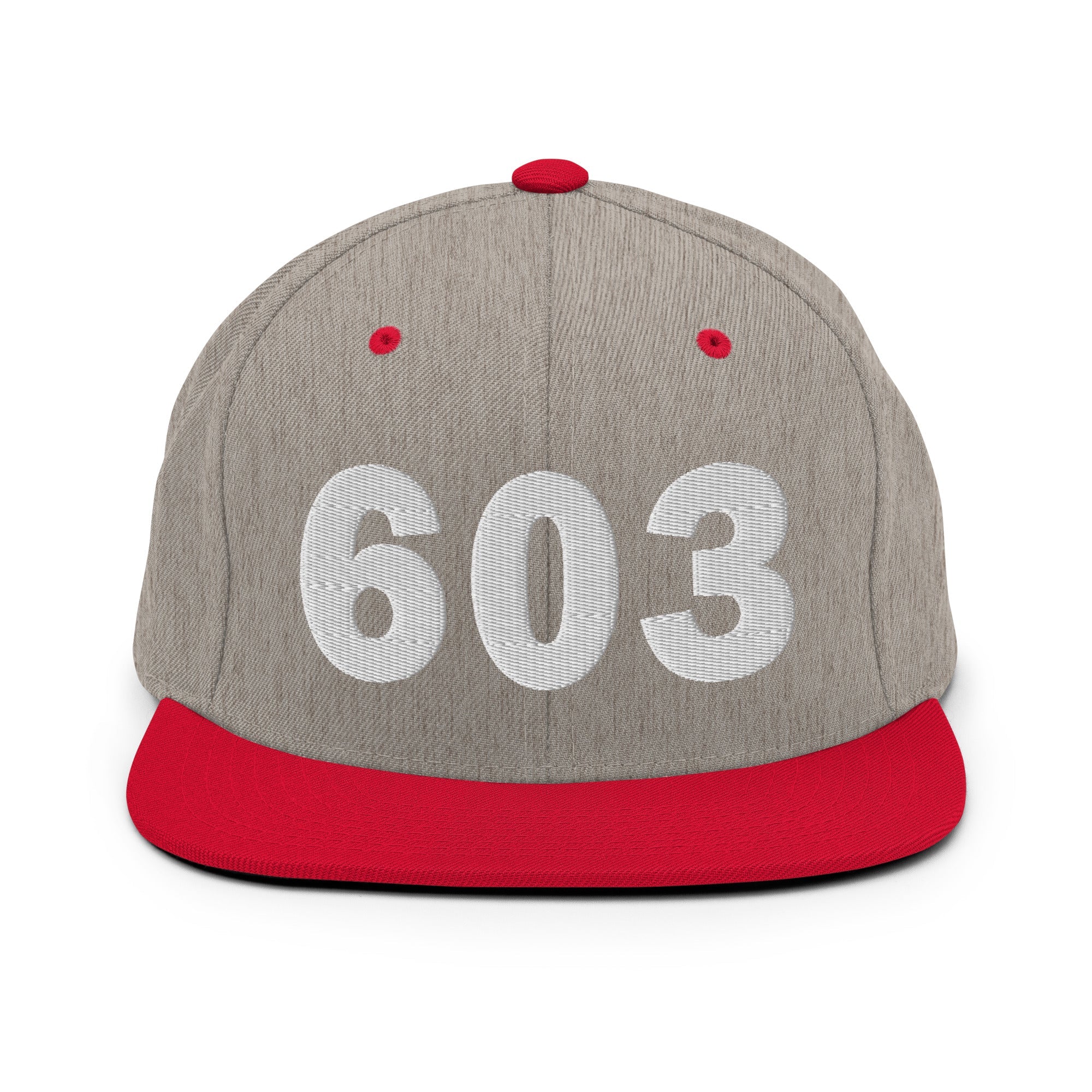 603 Area Code Snapback Hat
