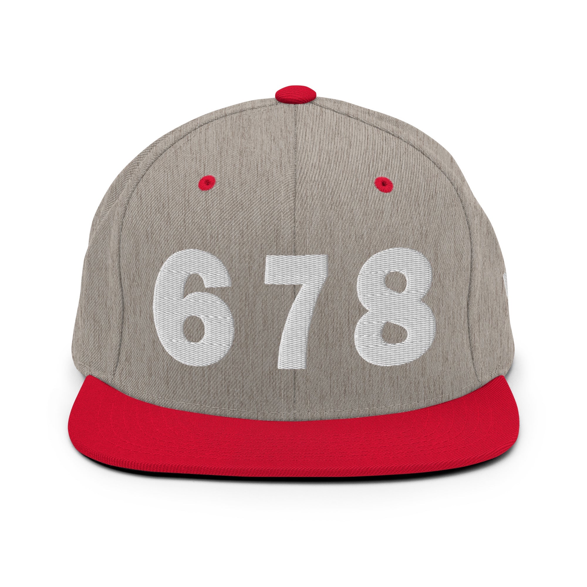 678 Area Code Snapback Hat