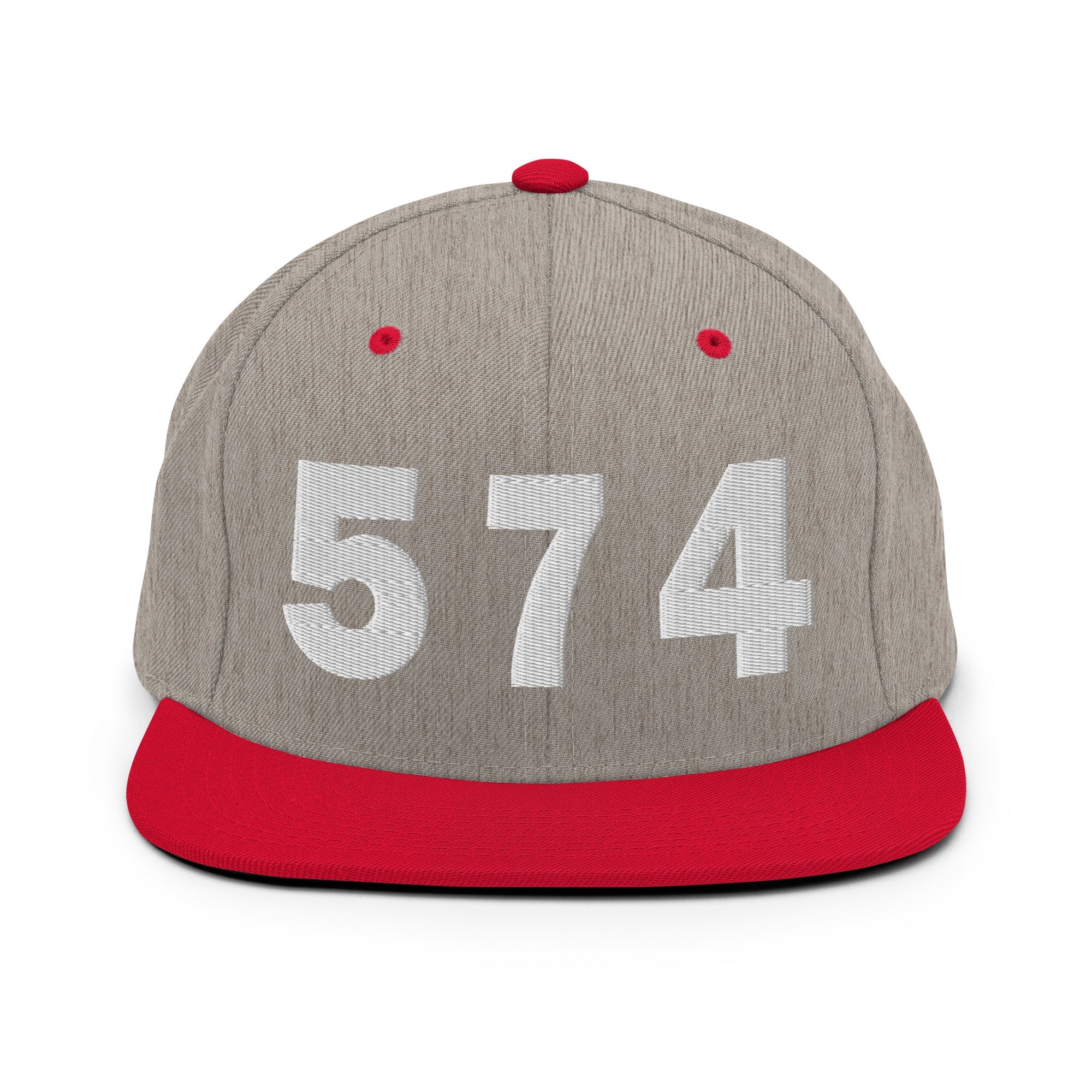 574 Area Code Snapback Hat