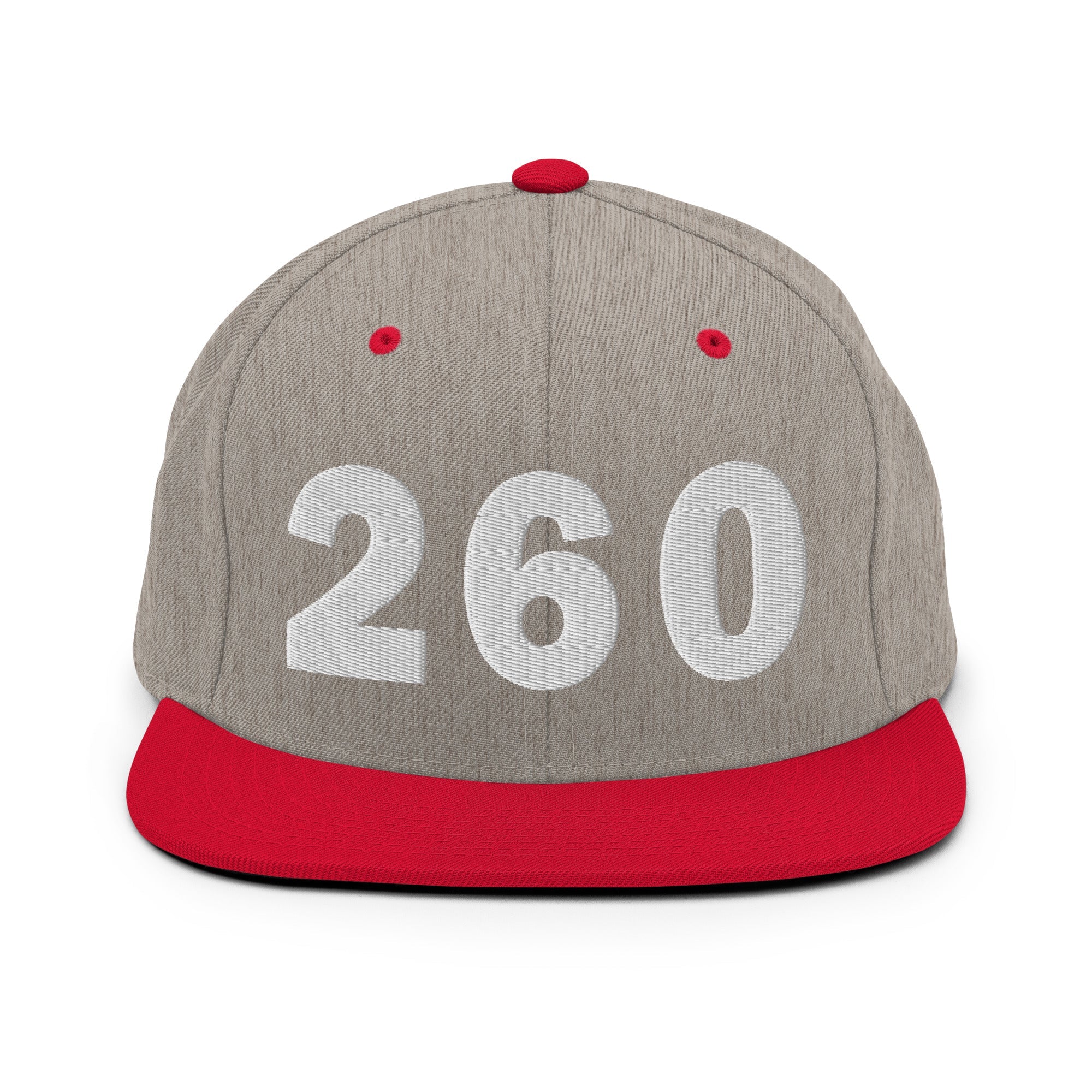 260 Area Code Snapback Hat
