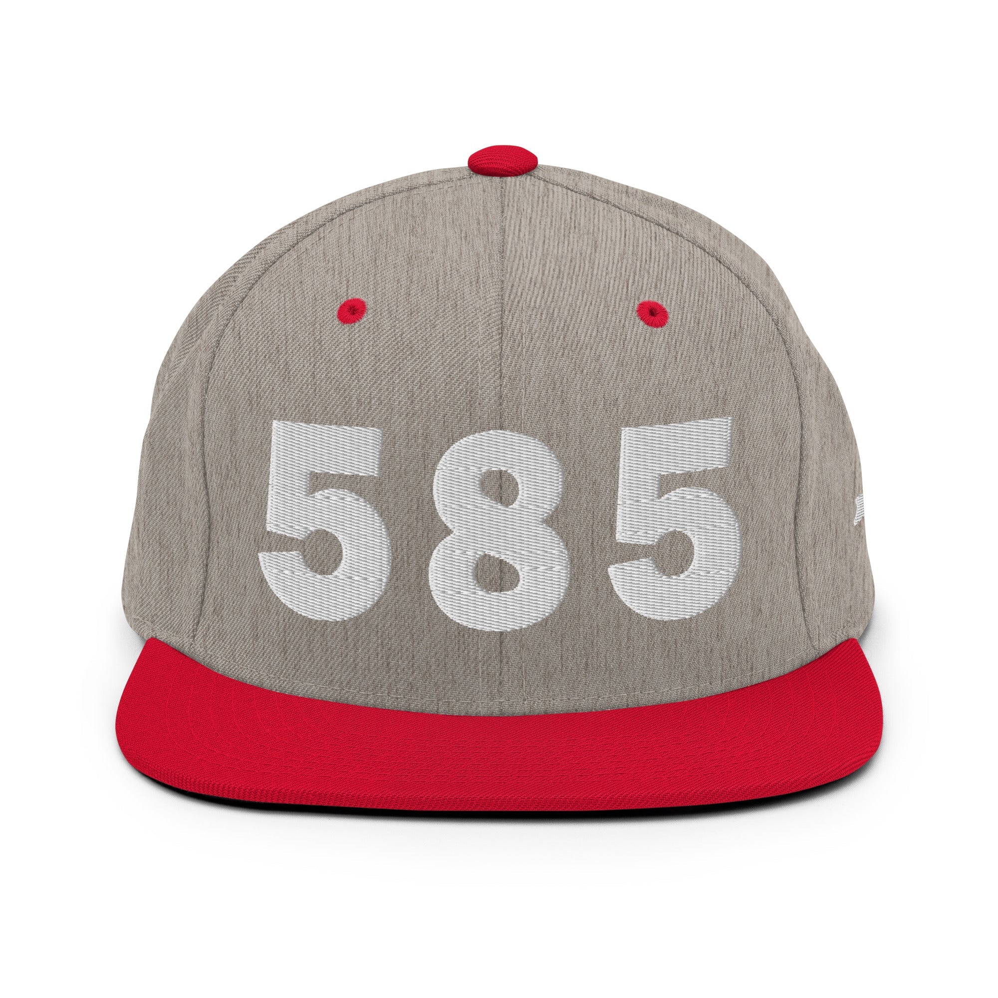 585 Area Code Snapback Hat