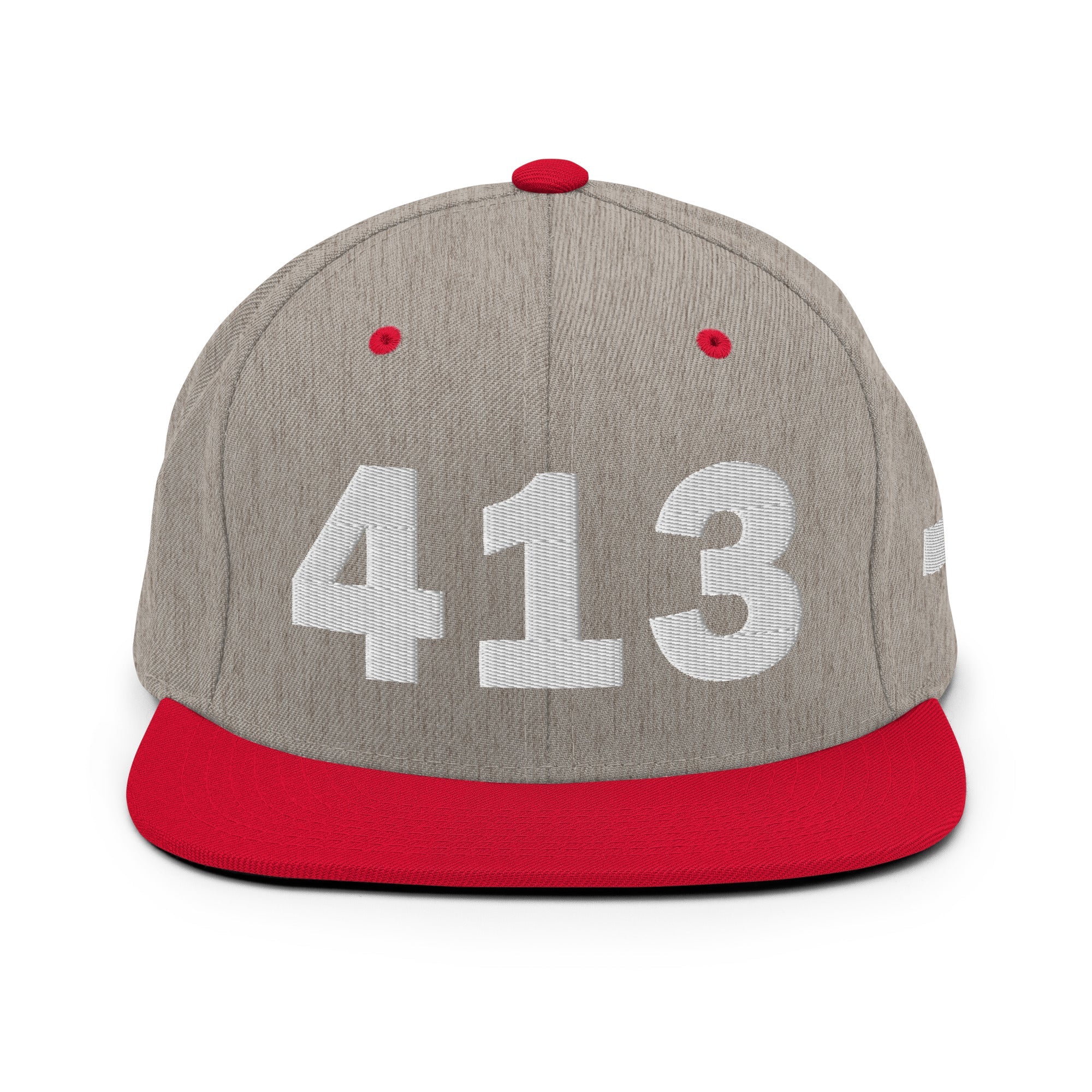 413 Area Code Snapback Hat