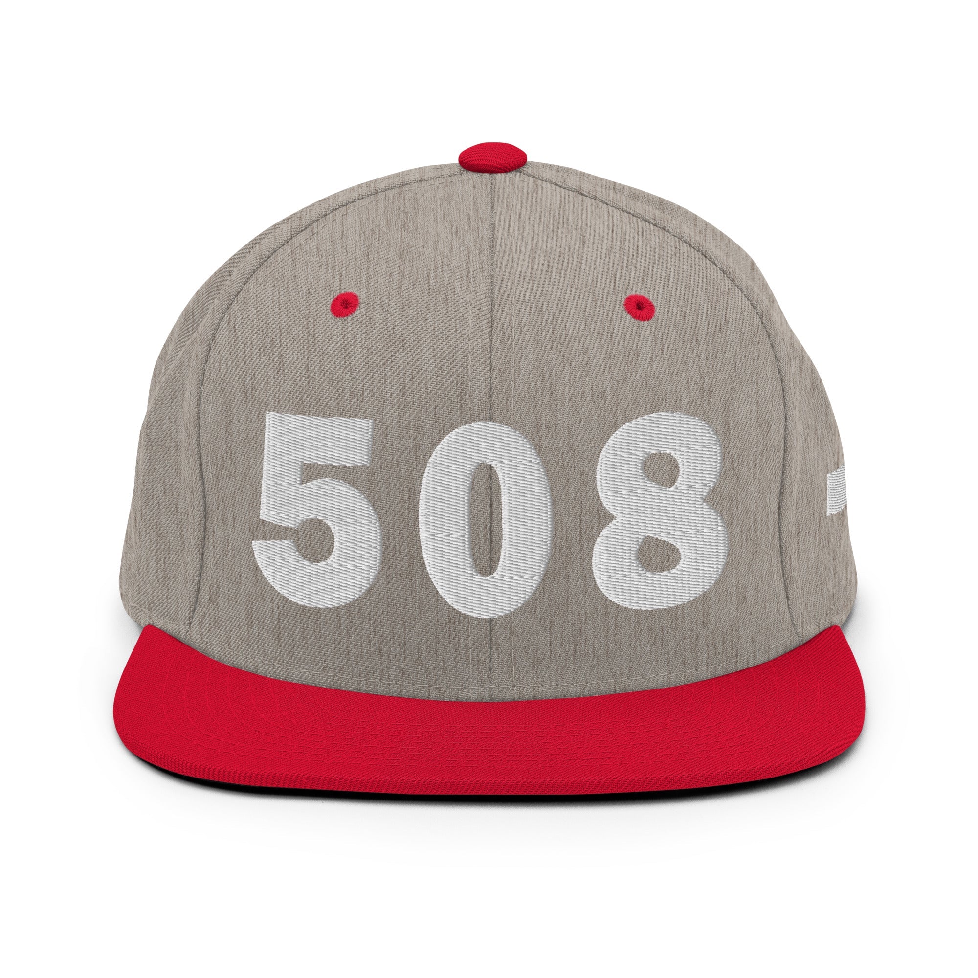 508 Area Code Snapback Hat