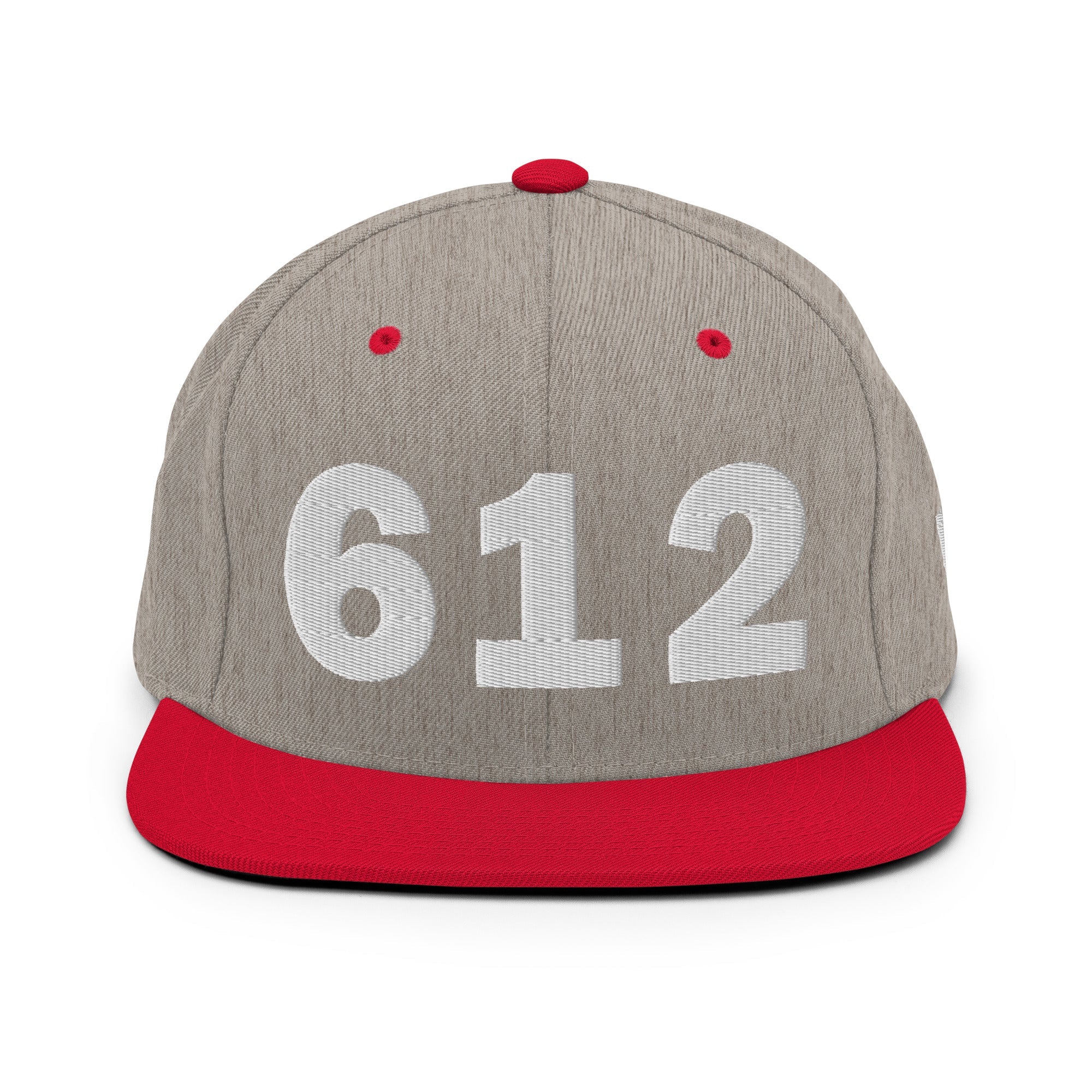 612 Area Code Snapback Hat