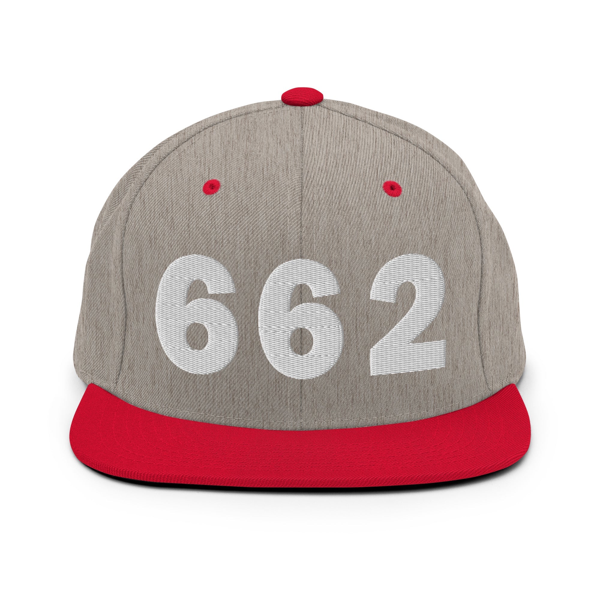 662 Area Code Snapback Hat