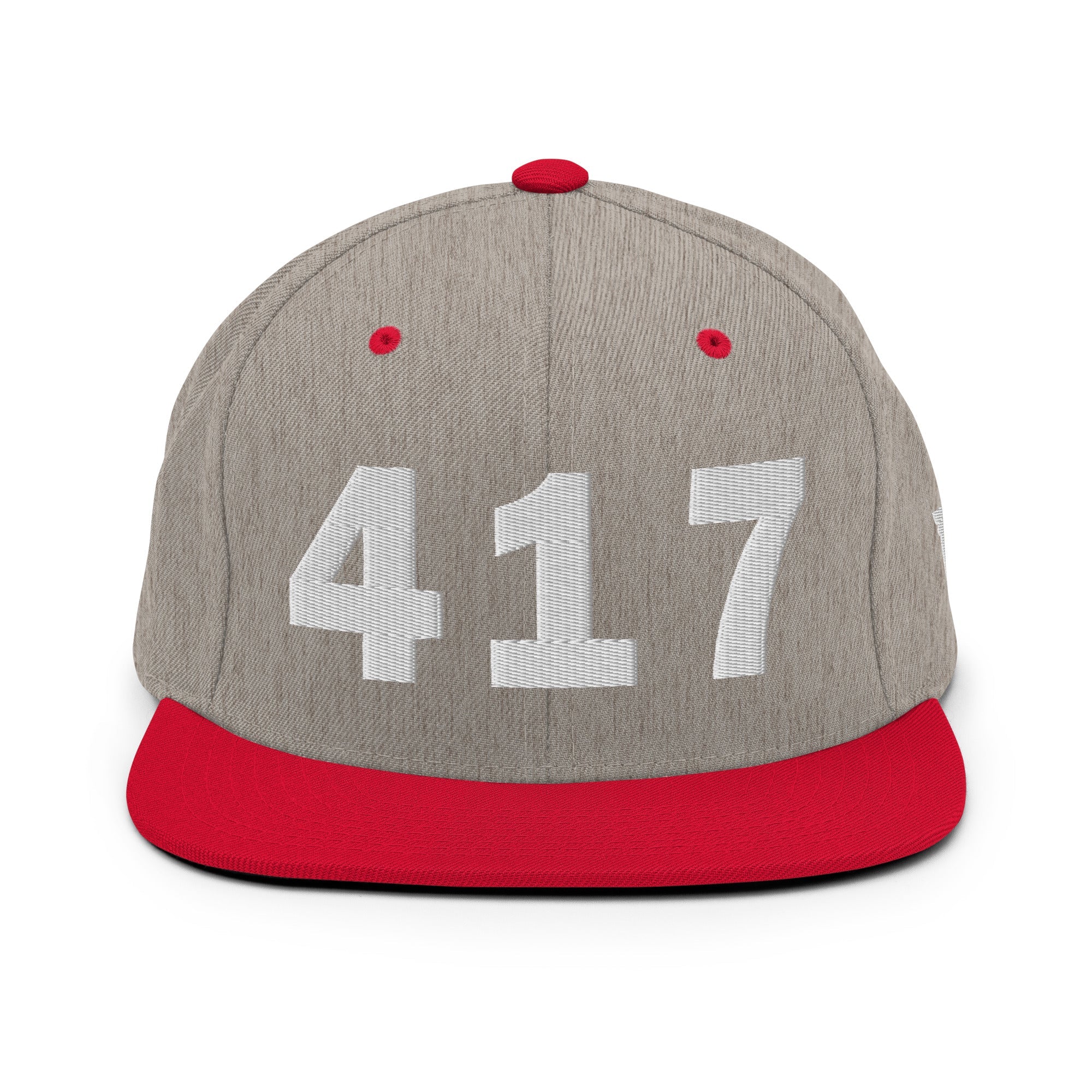 417 Area Code Snapback Hat