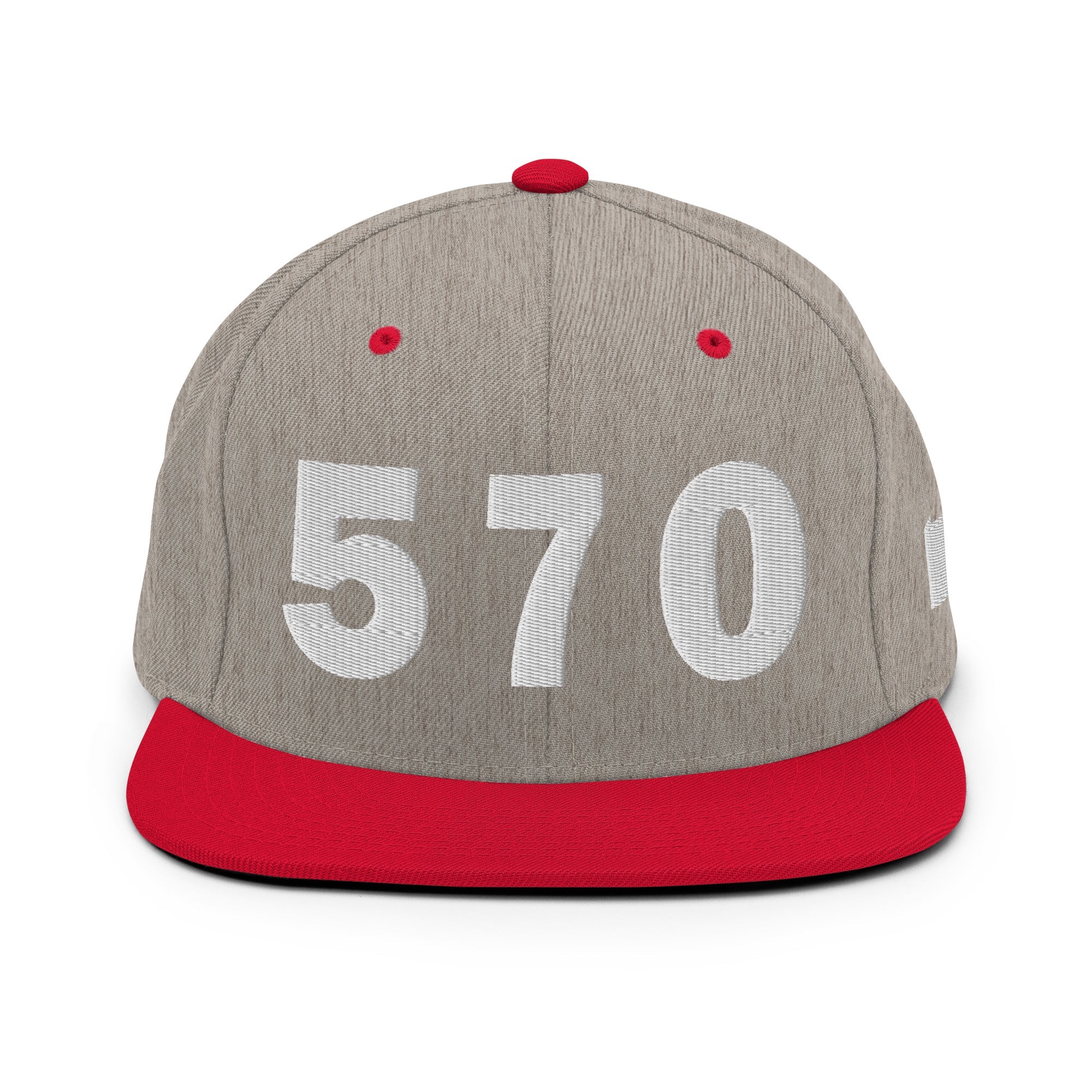 570 Area Code Snapback Hat