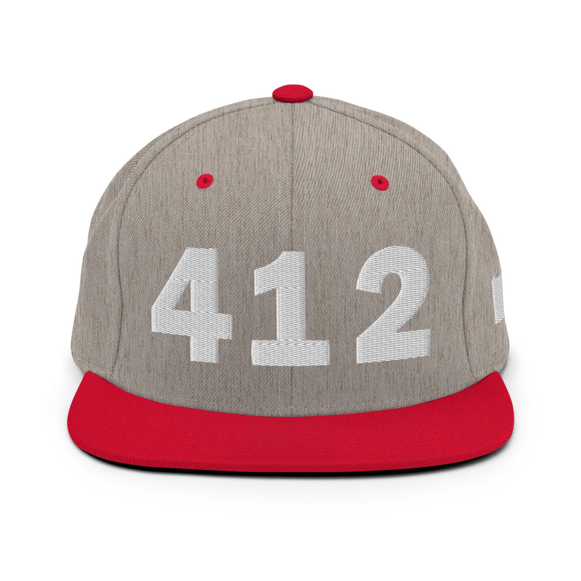412 Area Code Snapback Hat