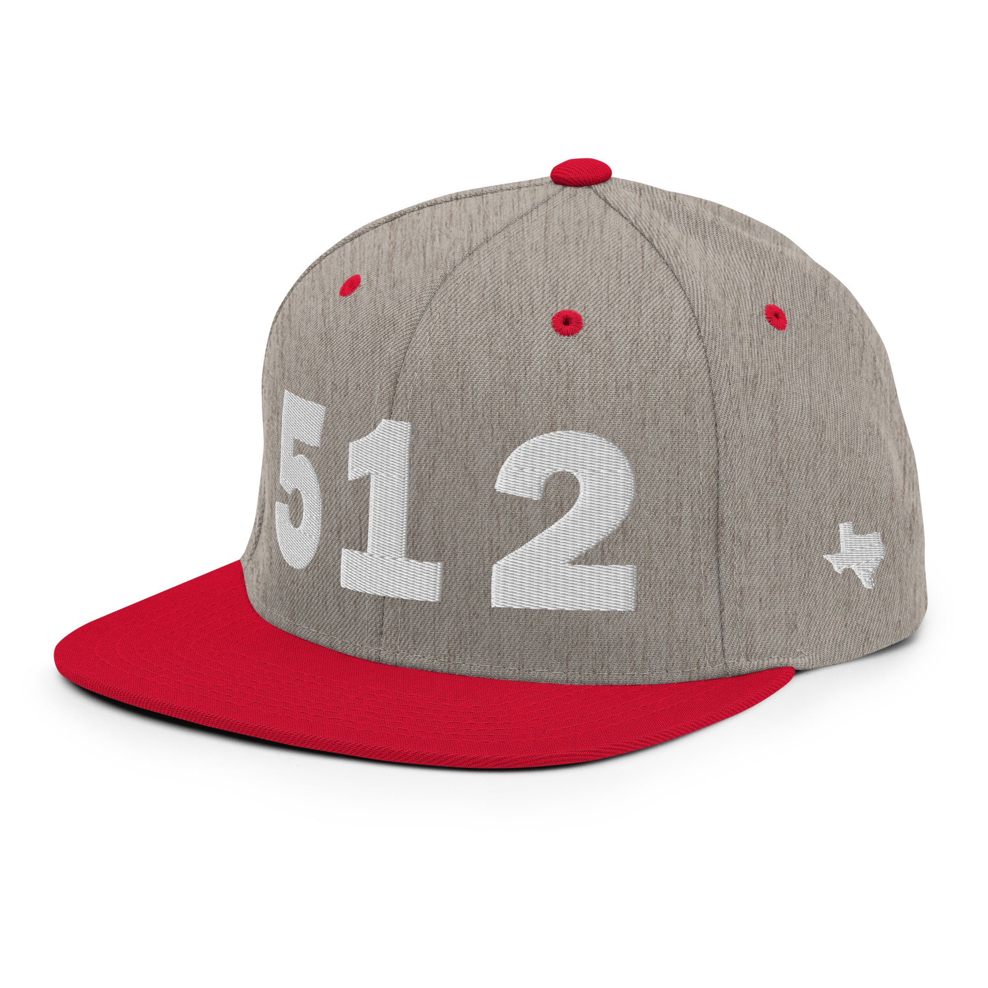 512 Area Code Snapback Hat