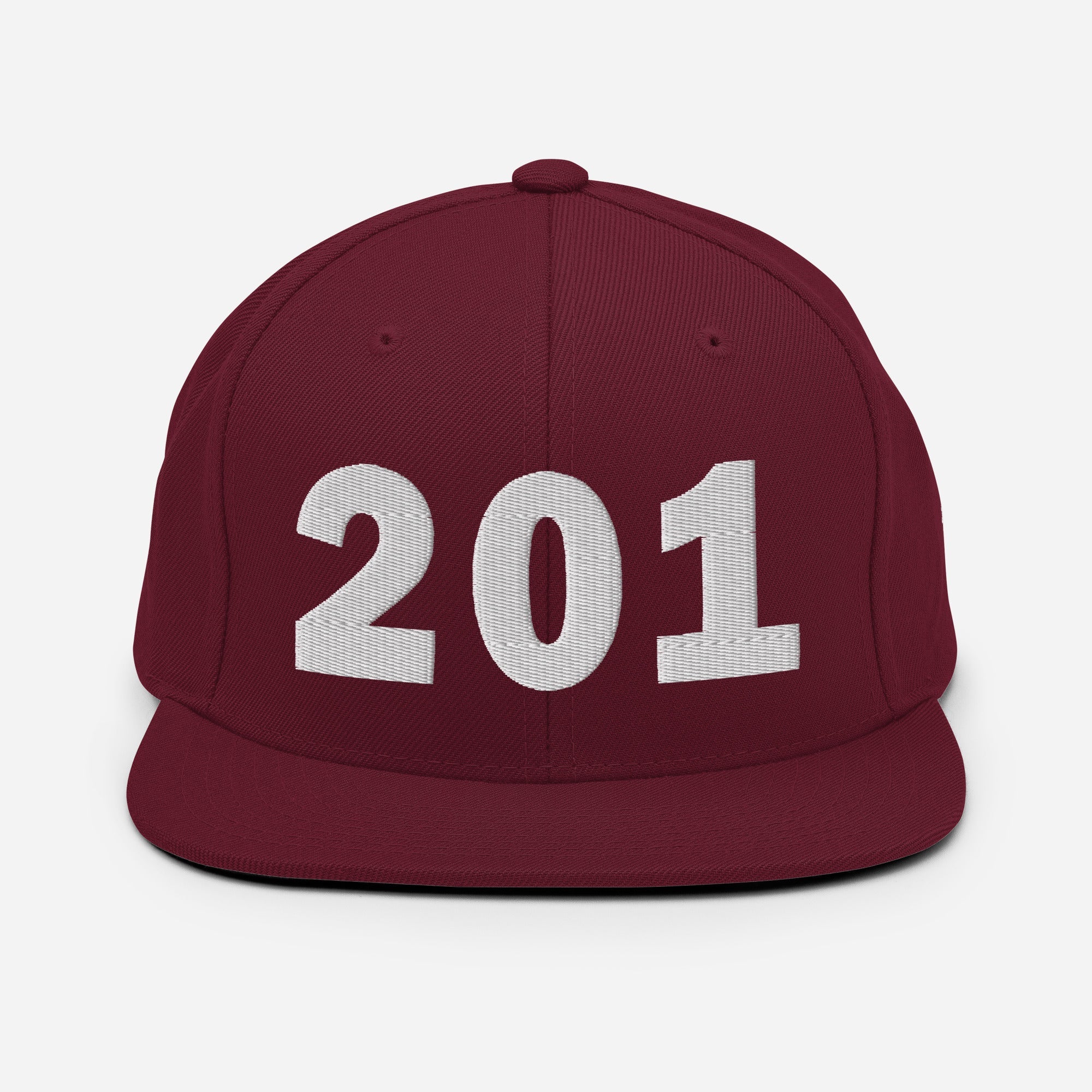 201 Area Code Snapback Hat
