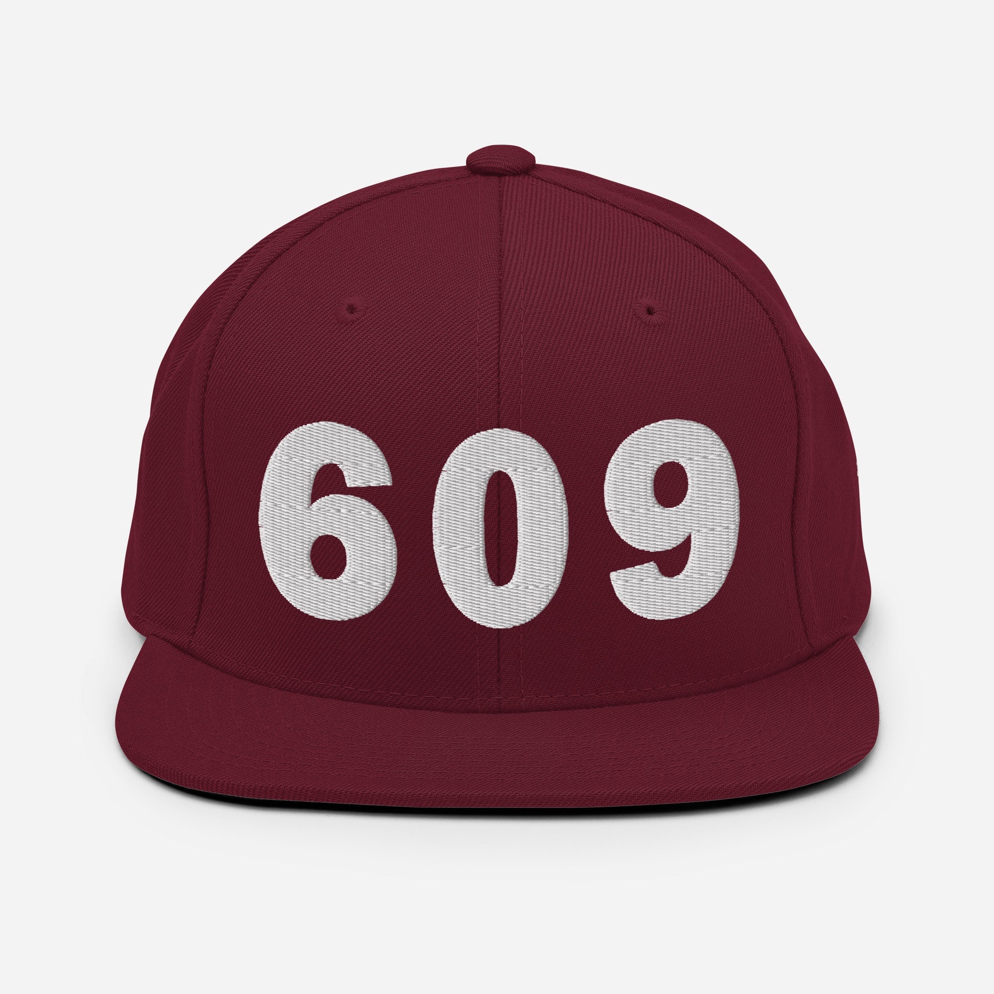 609 Area Code Snapback Hat