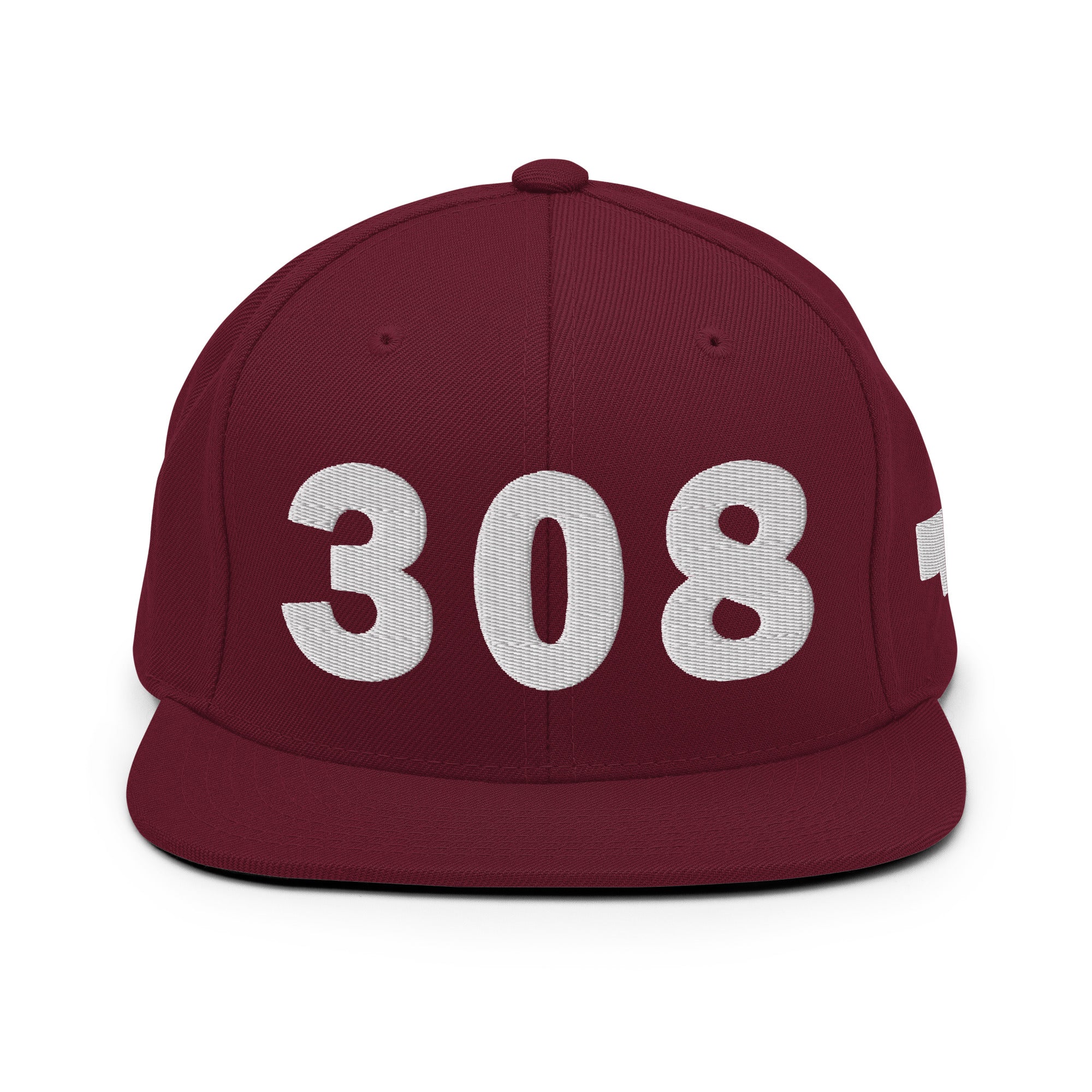 308 Area Code Snapback Hat