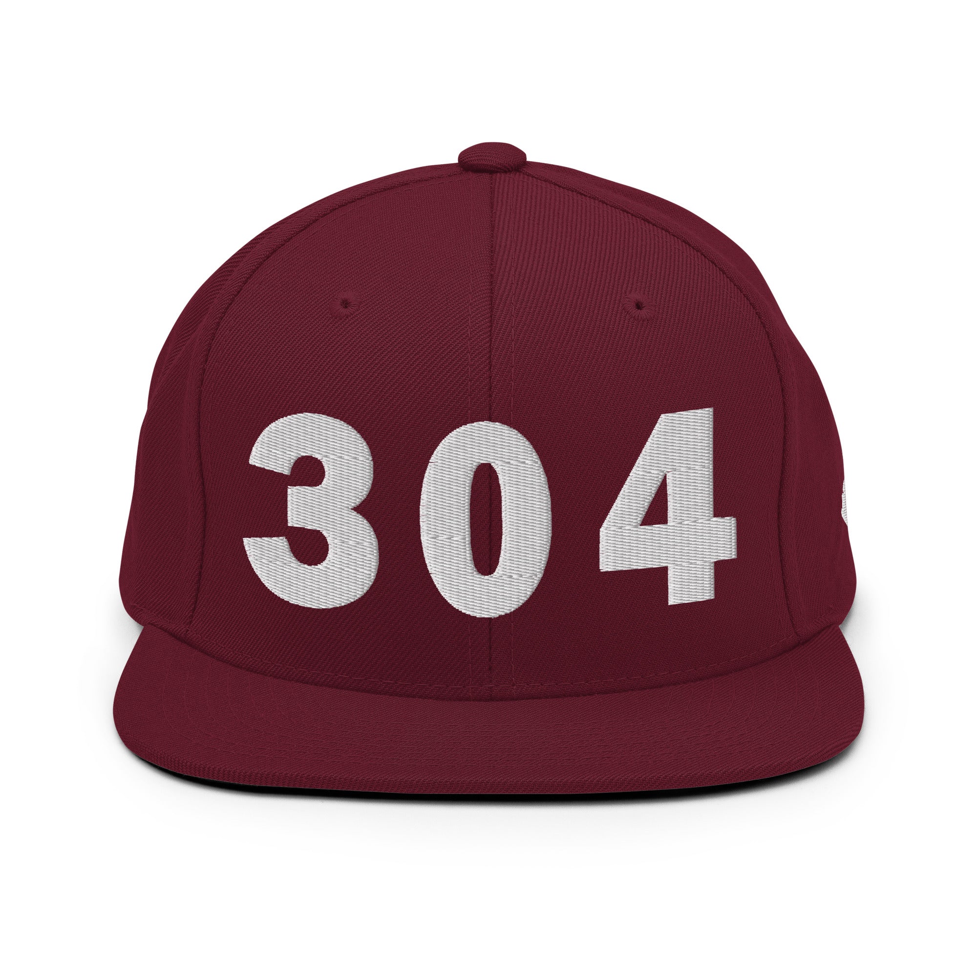304 Area Code Snapback Hat