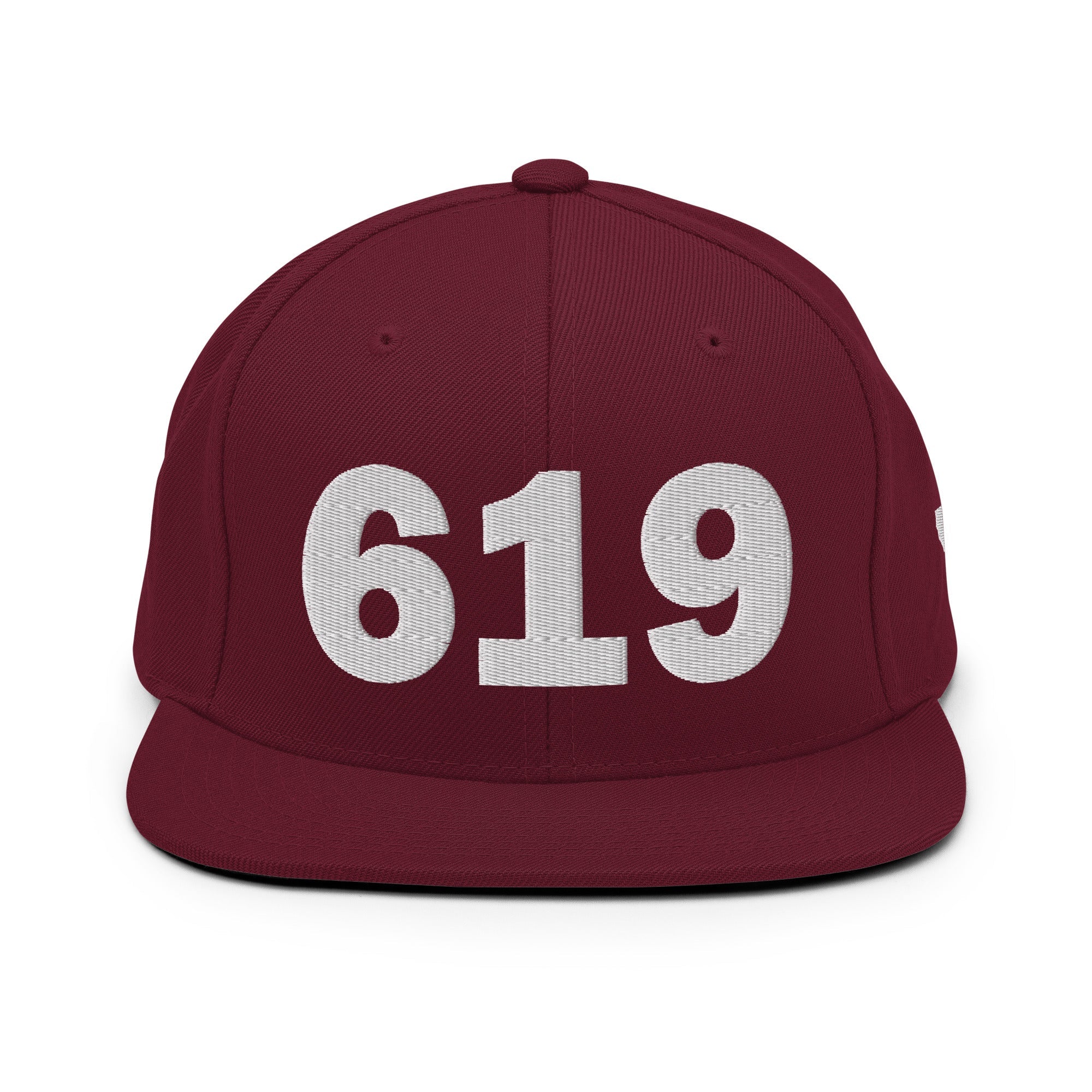 619 Area Code Snapback Hat