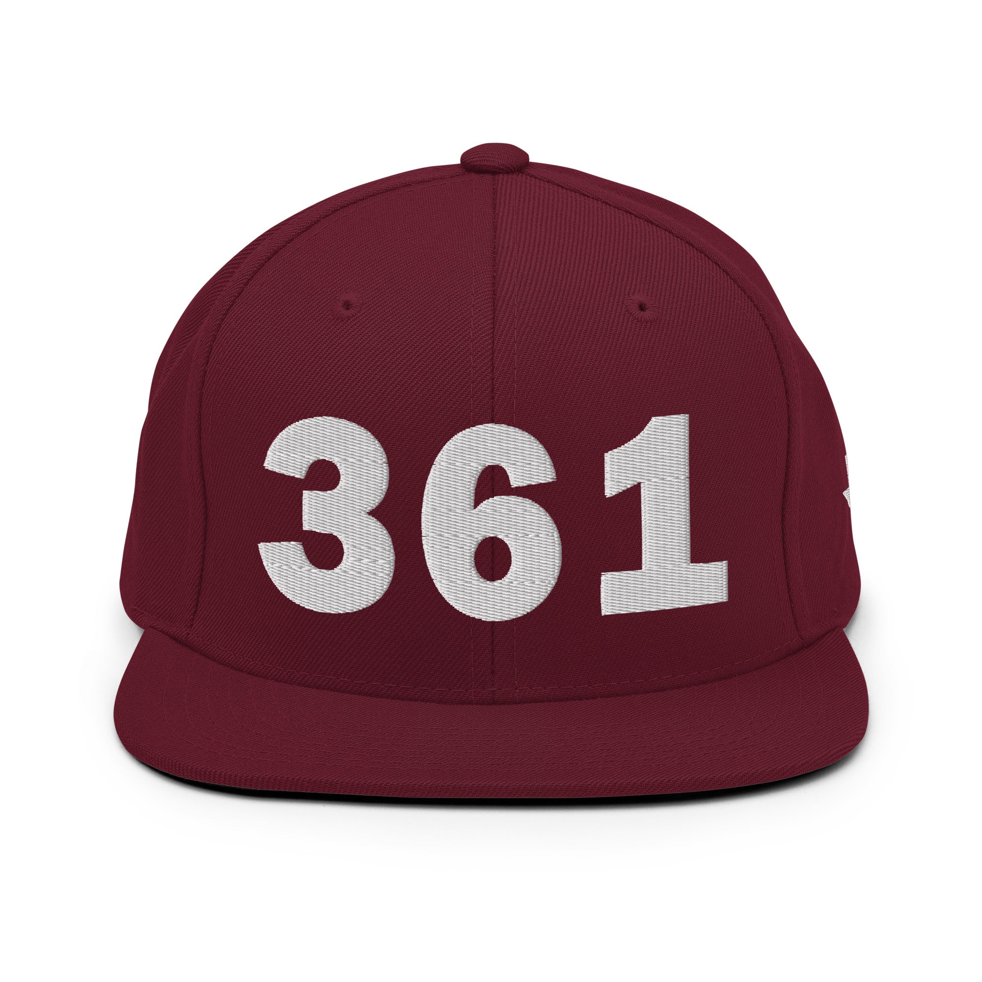 361 Area Code Snapback Hat