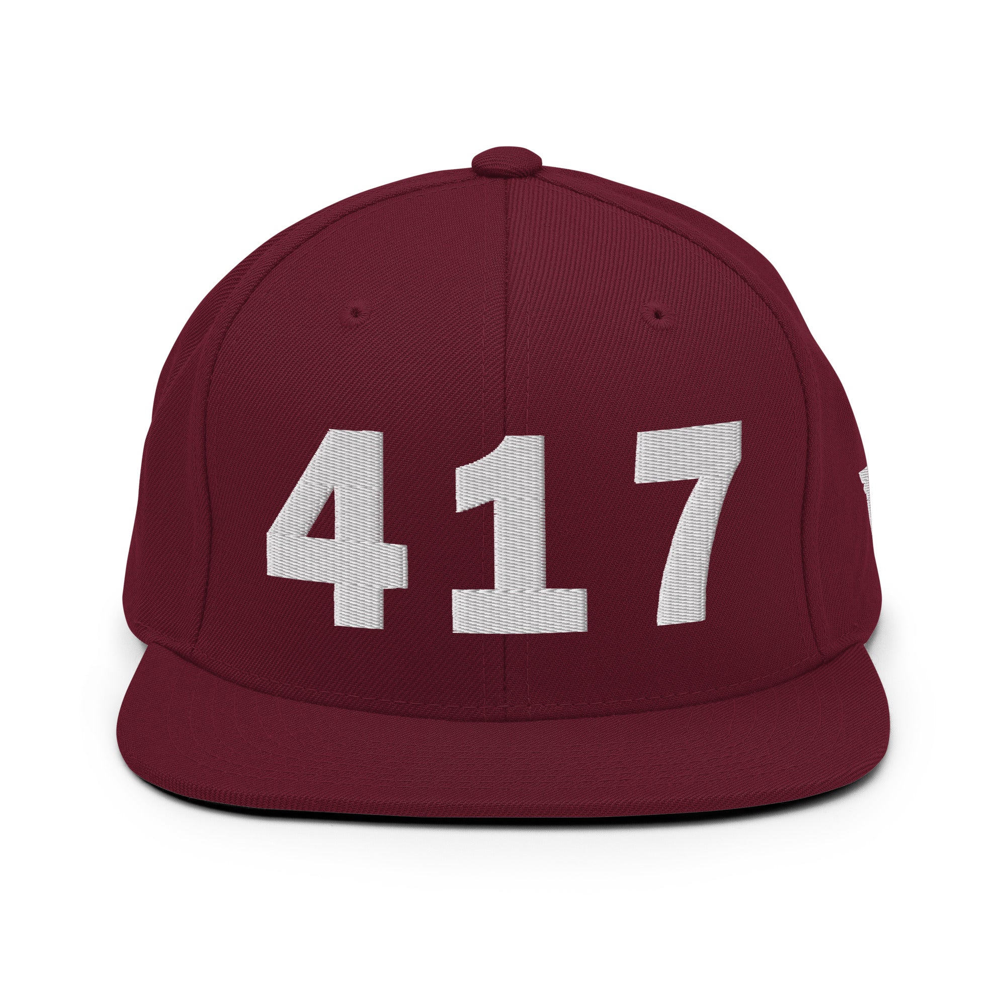 417 Area Code Snapback Hat