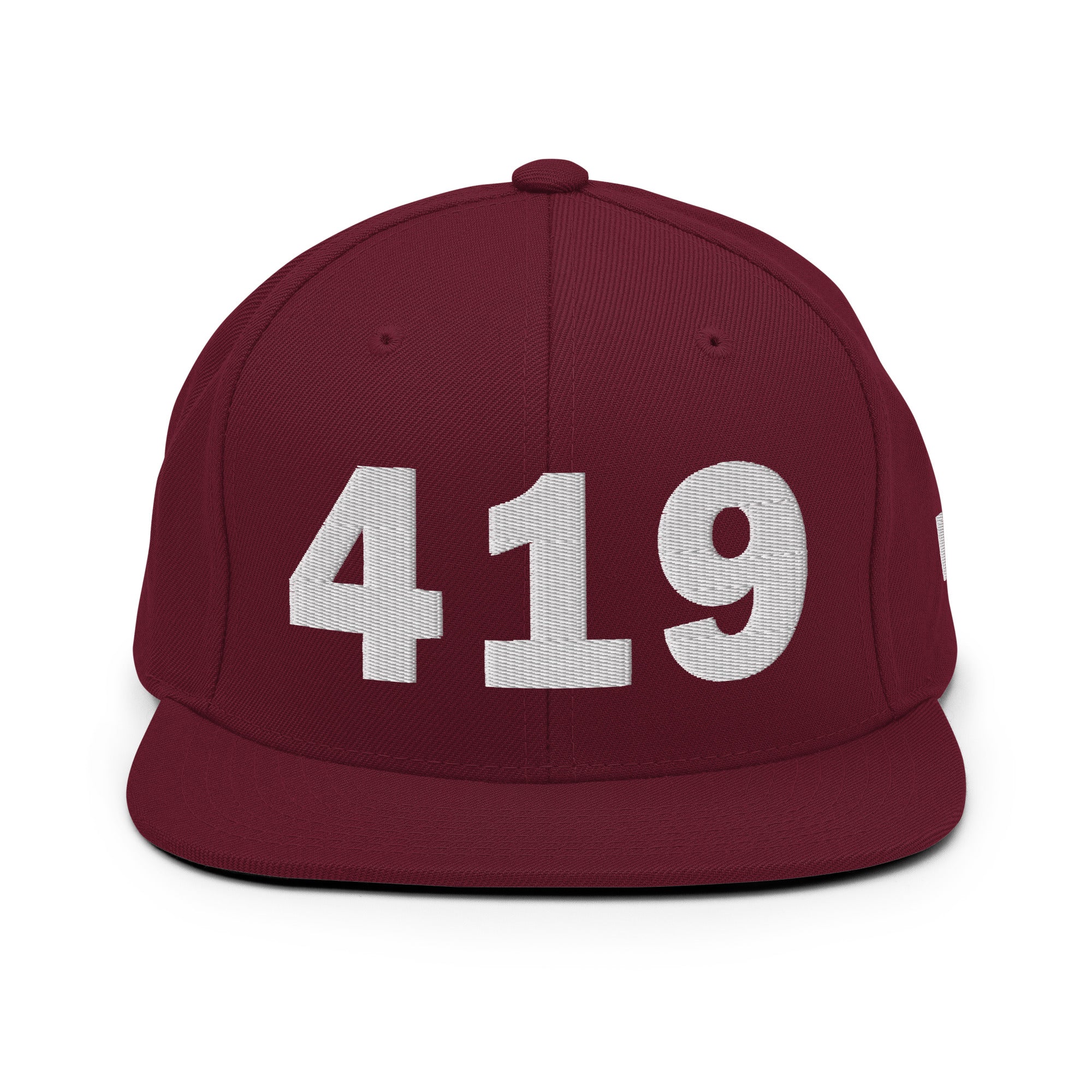 419 Area Code Snapback Hat
