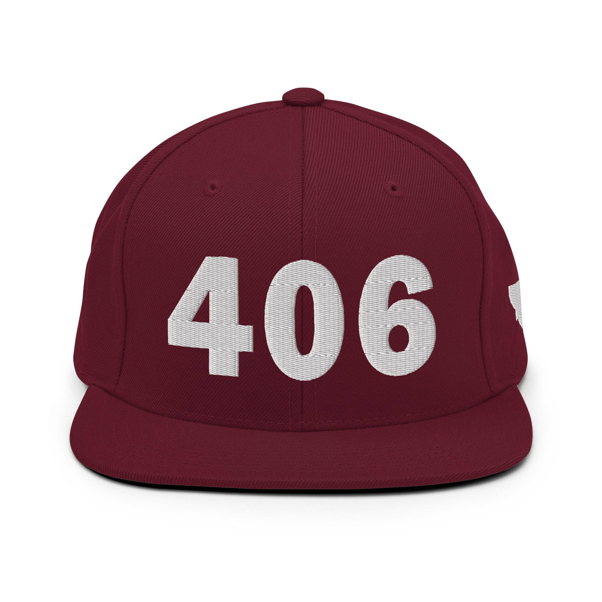 406 Area Code Snapback Hat