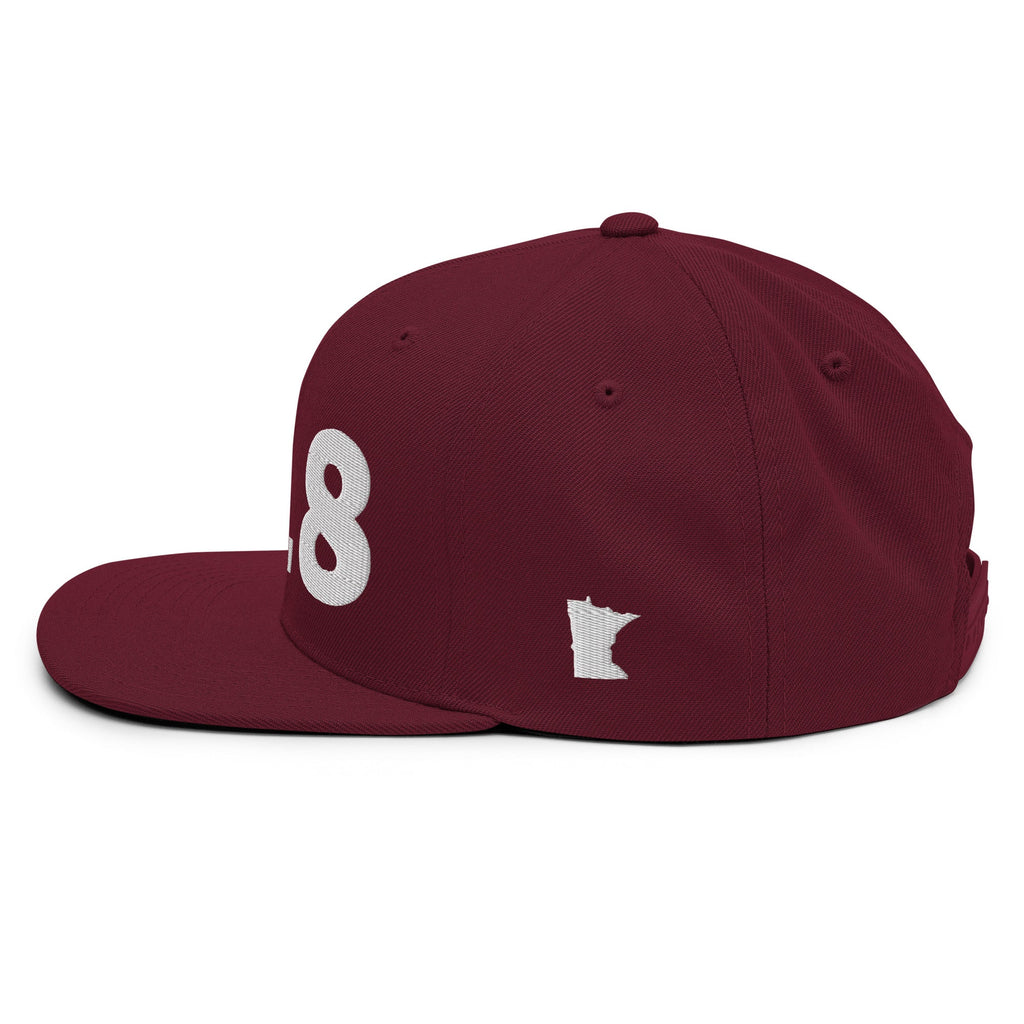 218 Area Code Snapback Hat
