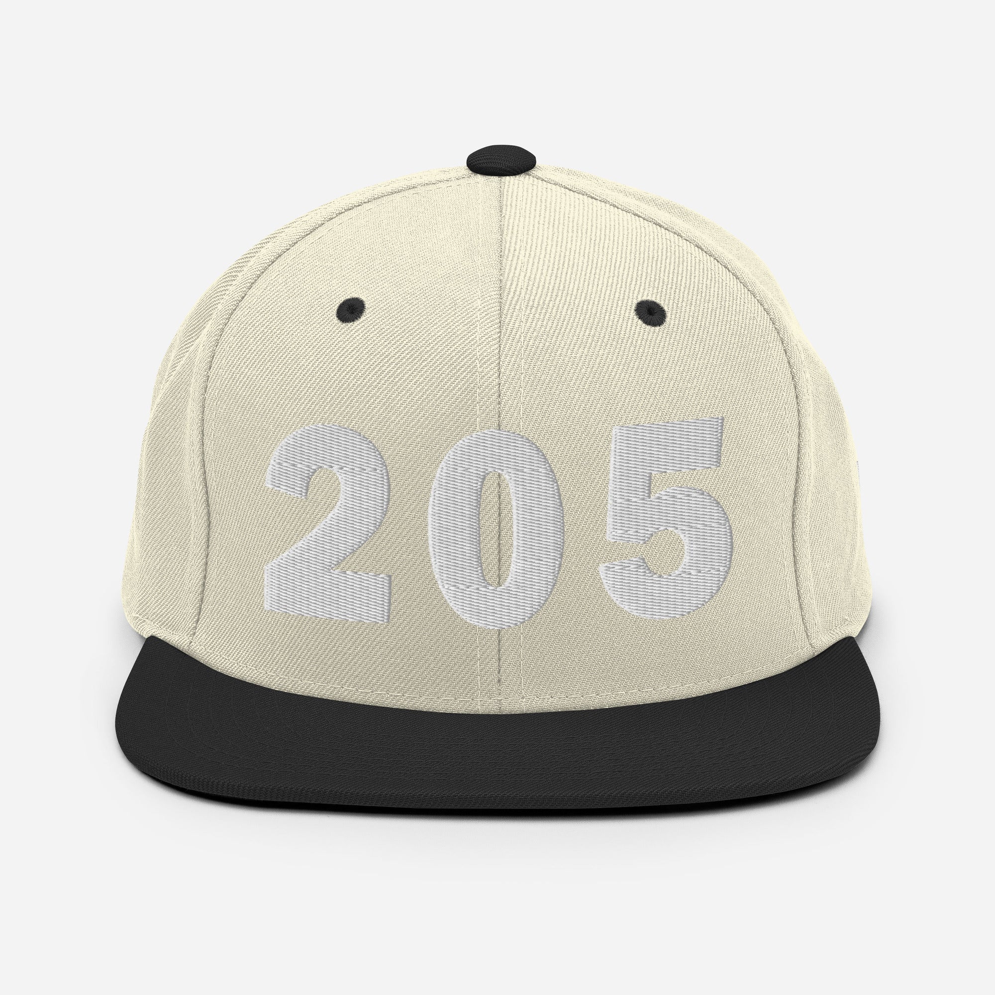 205 Area Code Snapback Hat