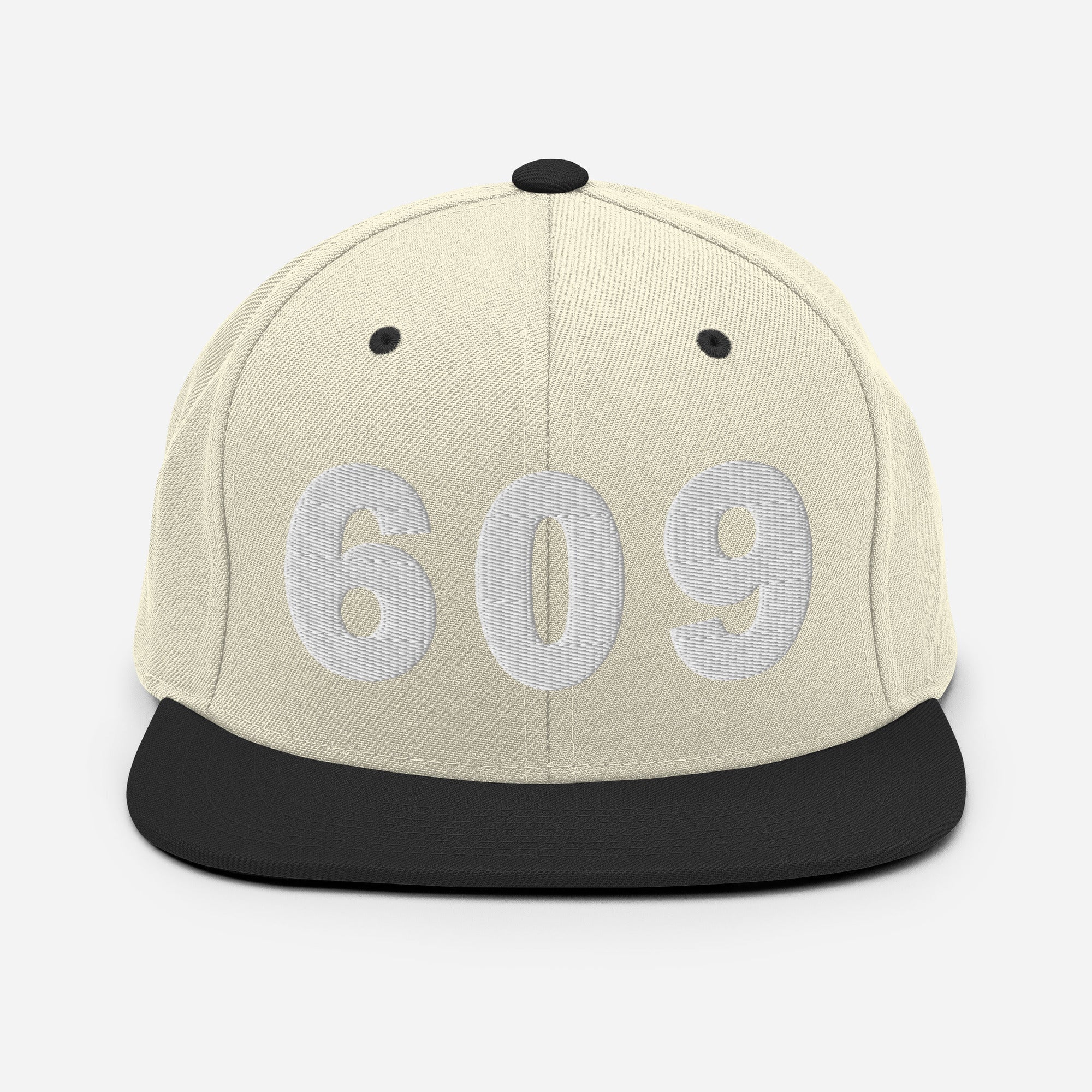 609 Area Code Snapback Hat