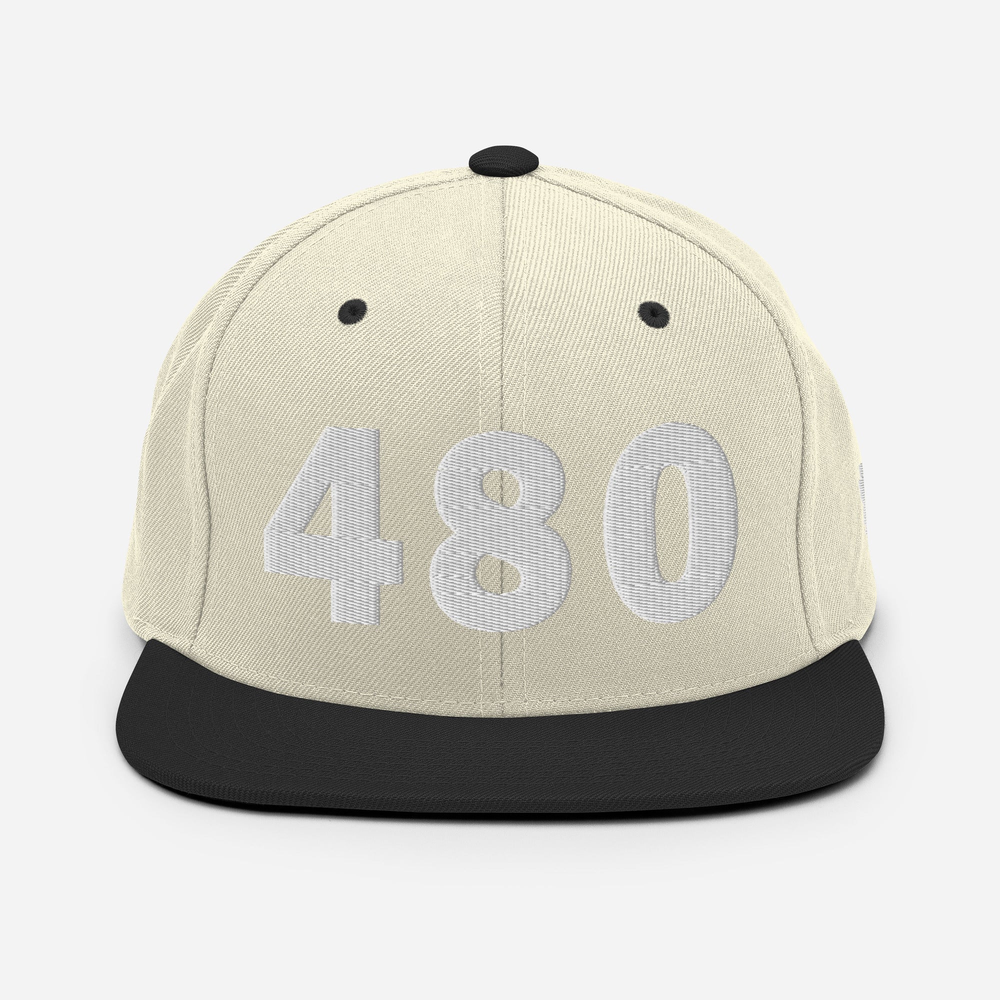 480 Area Code Snapback Hat