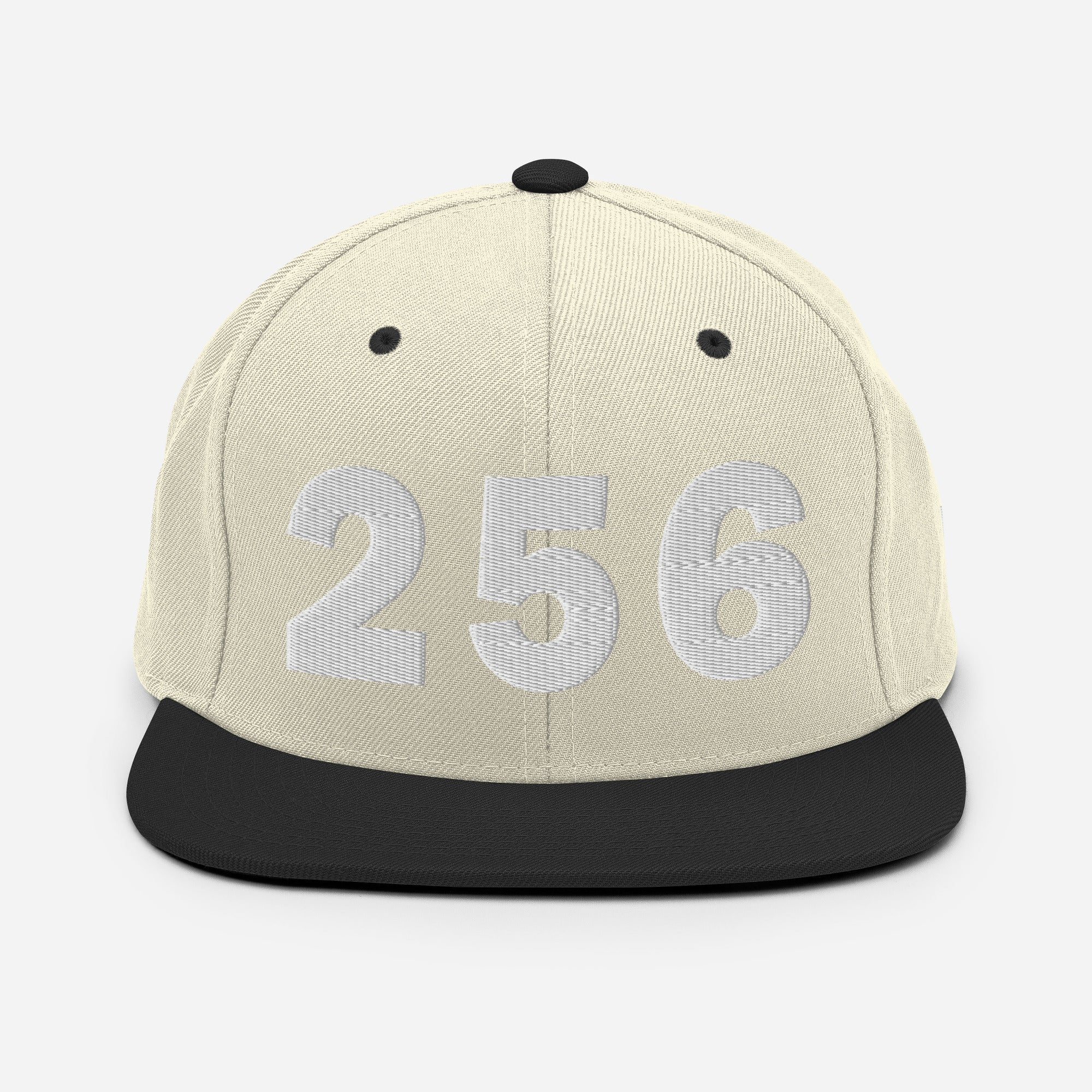 256 Area Code Snapback Hat