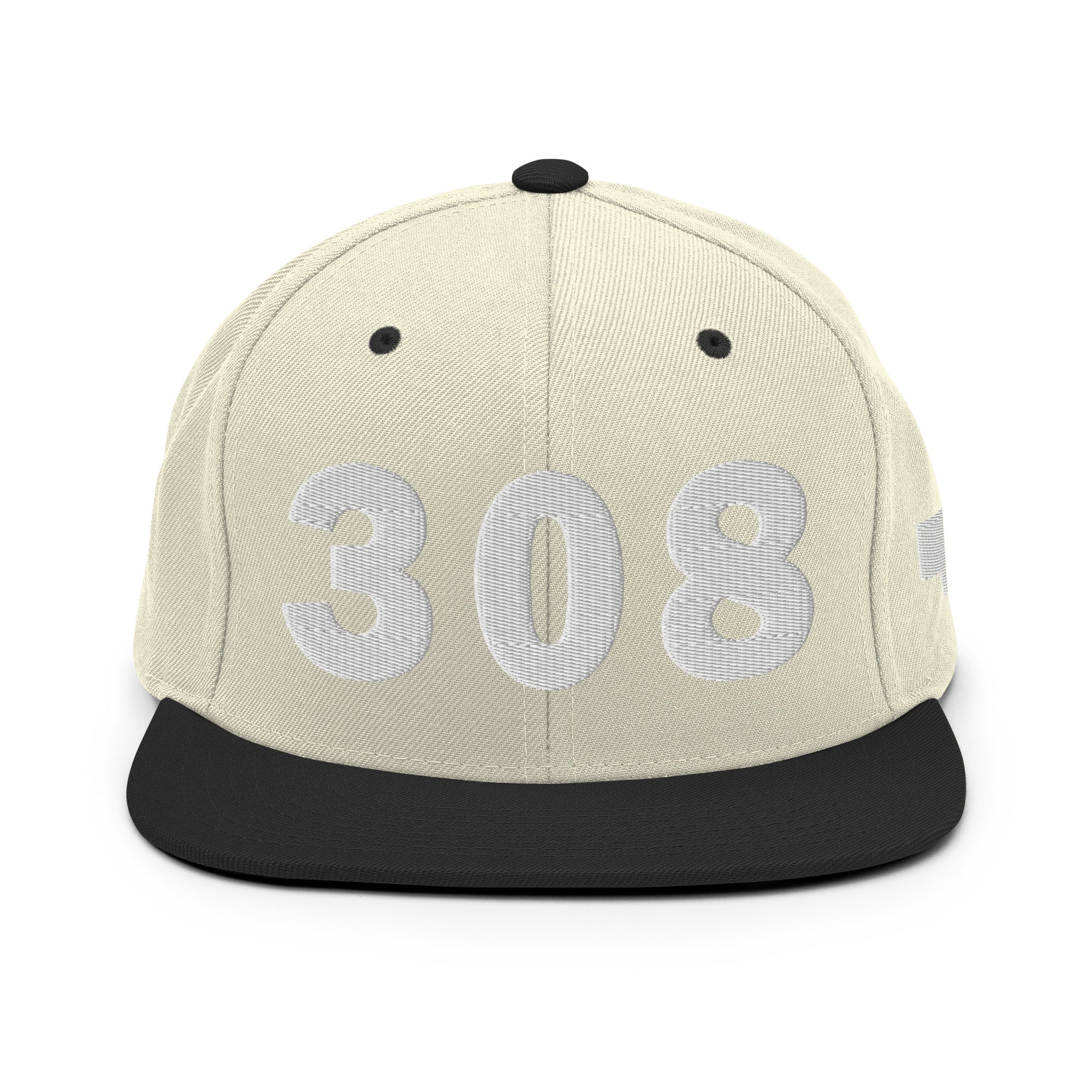 308 Area Code Snapback Hat
