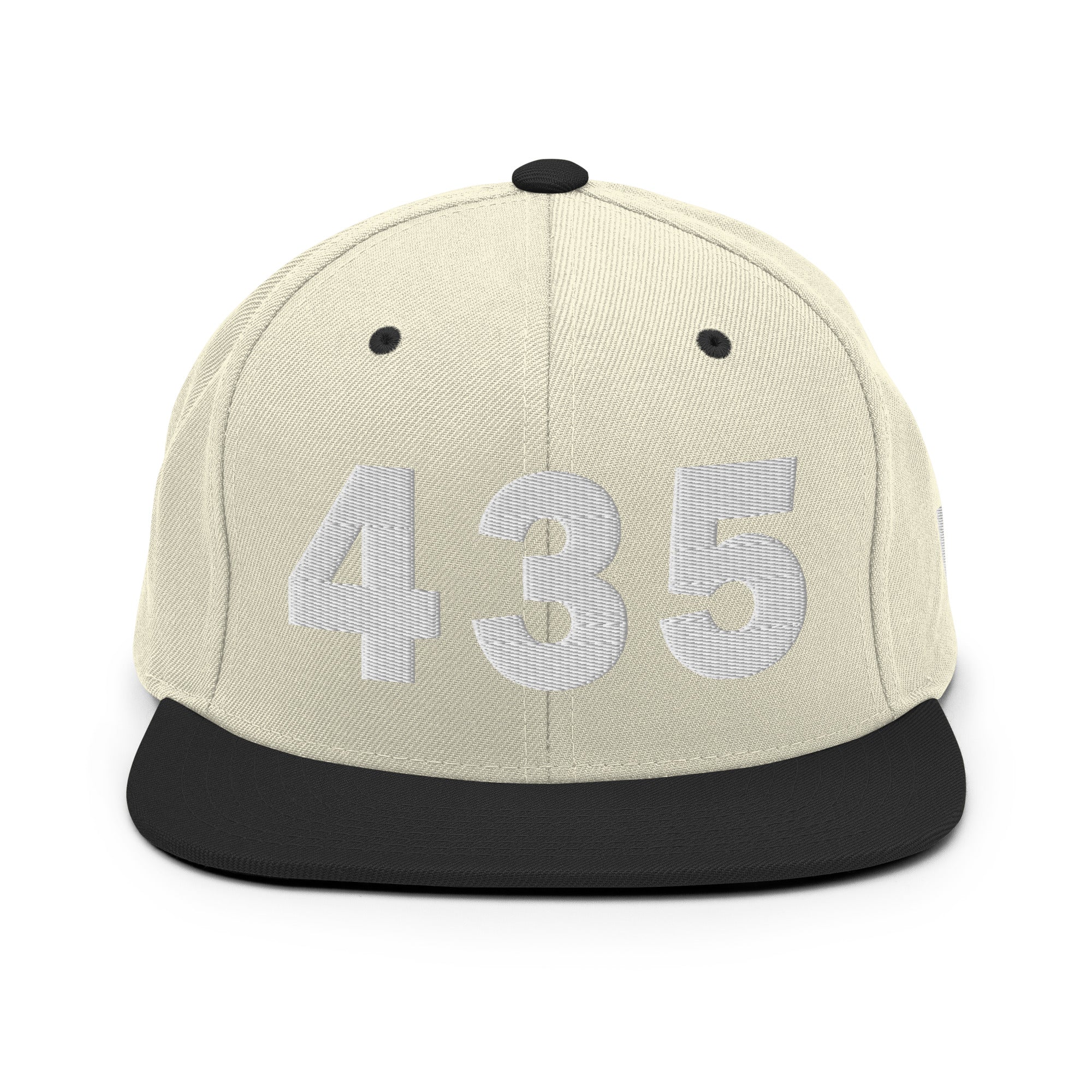 435 Area Code Snapback Hat