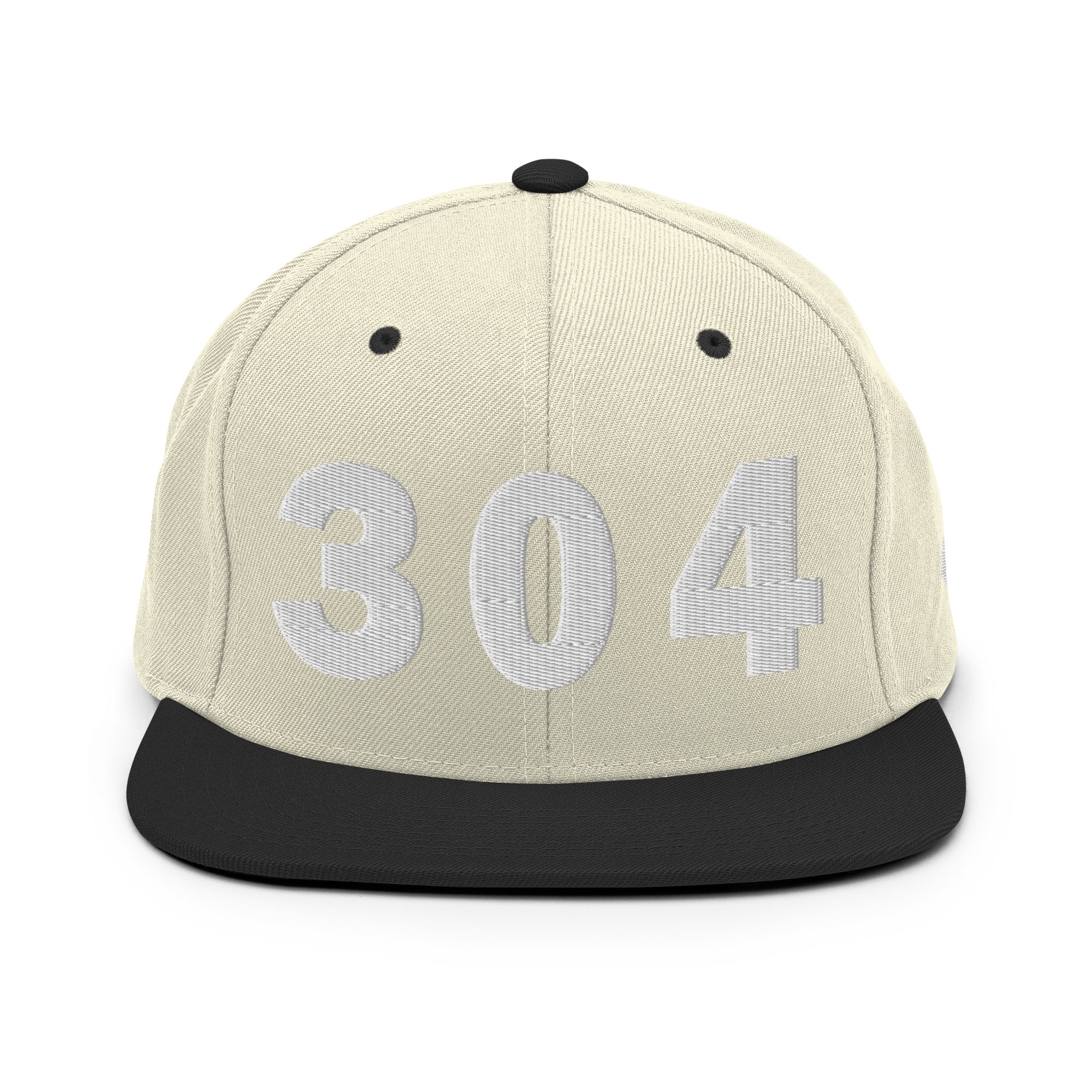 304 Area Code Snapback Hat