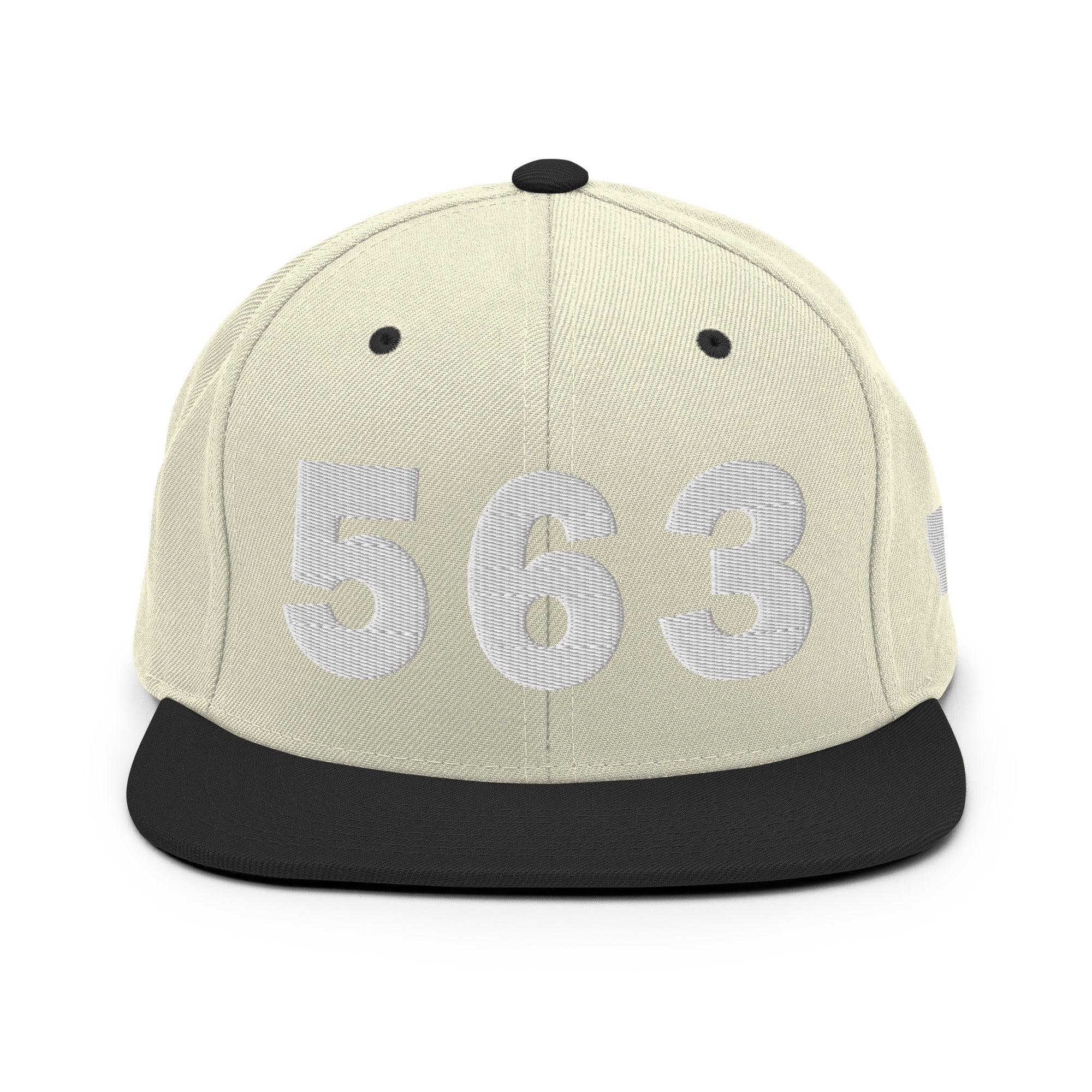 563 Area Code Snapback Hat