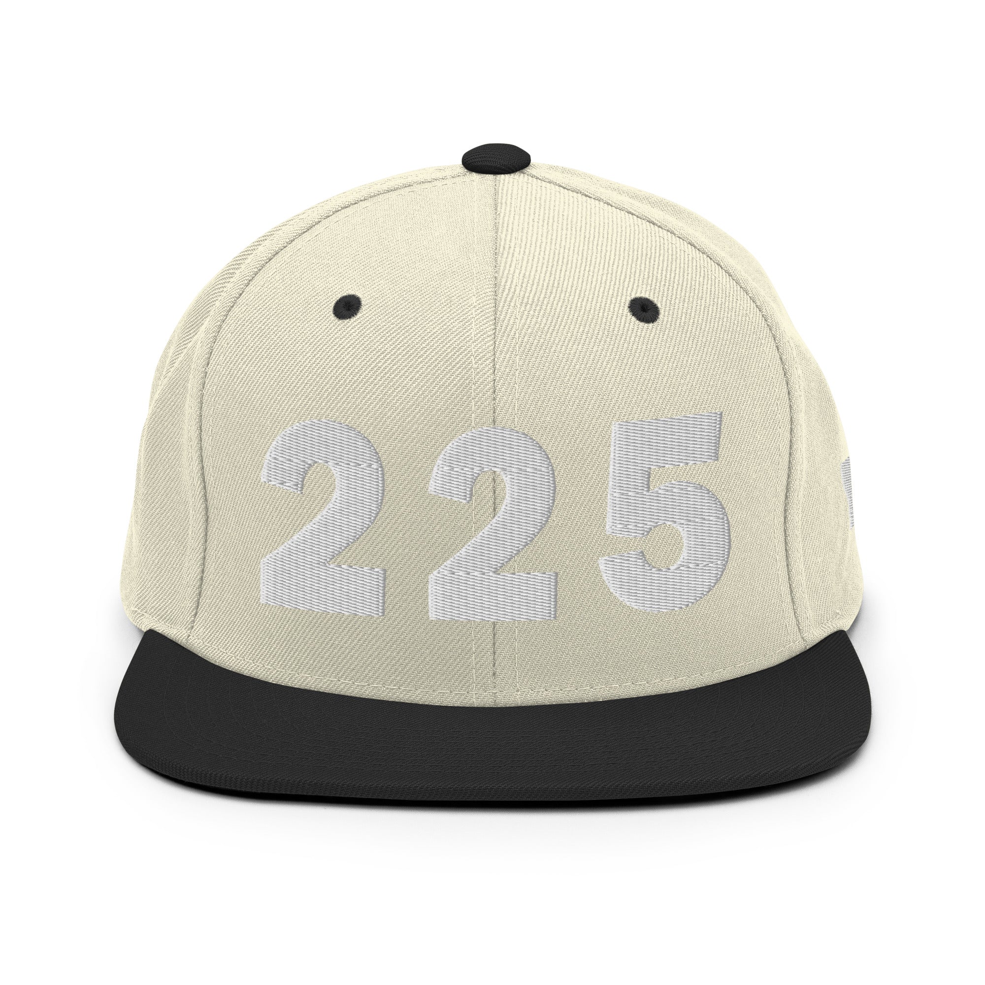 225 Area Code Snapback Hat