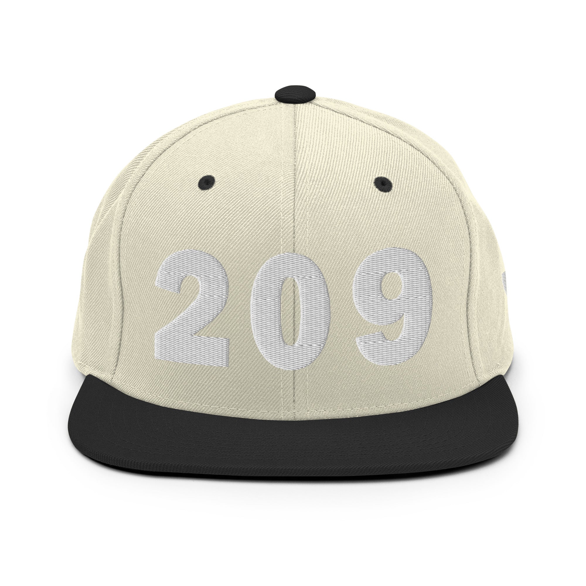 209 Area Code Snapback Hat