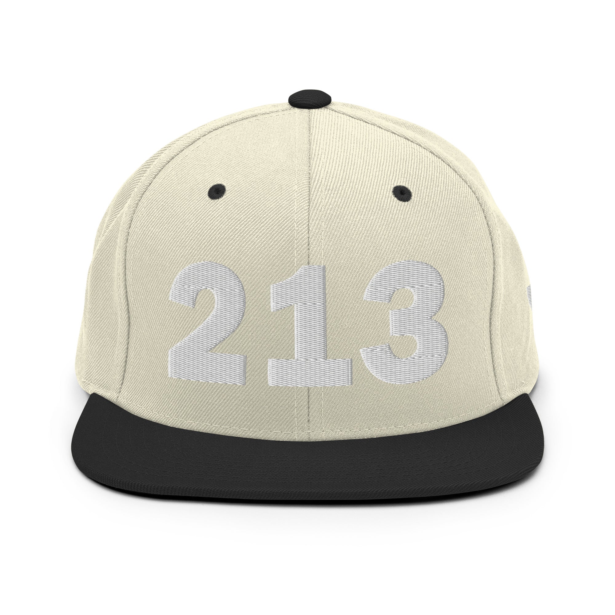 213 Area Code Snapback Hat