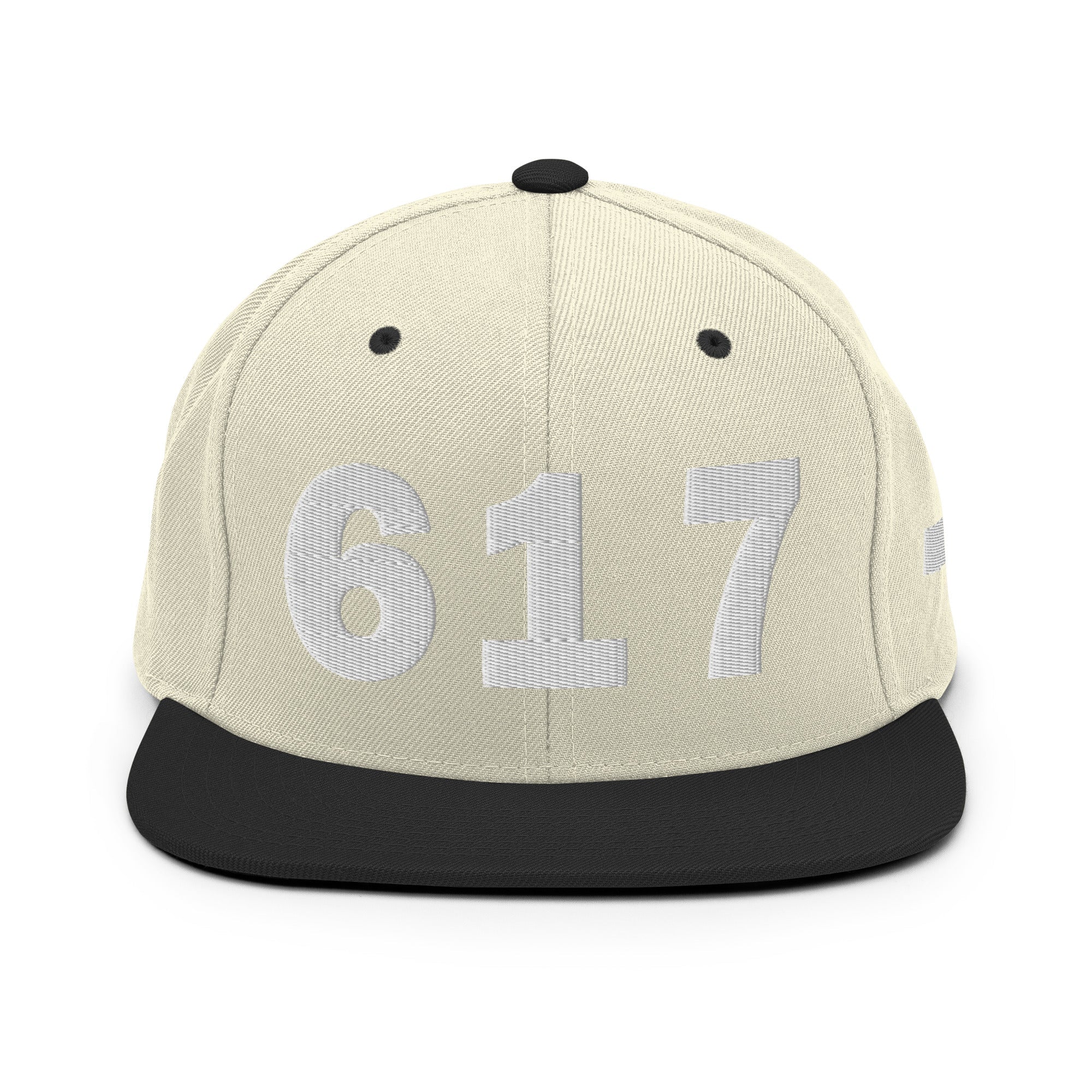 617 Area Code Snapback Hat