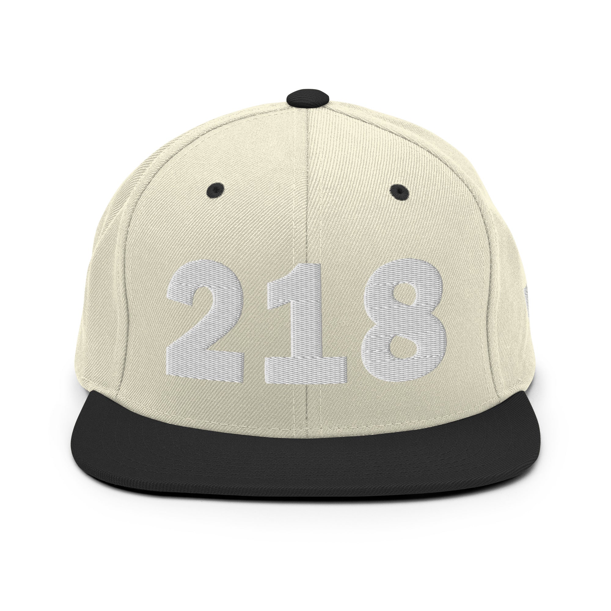 218 Area Code Snapback Hat
